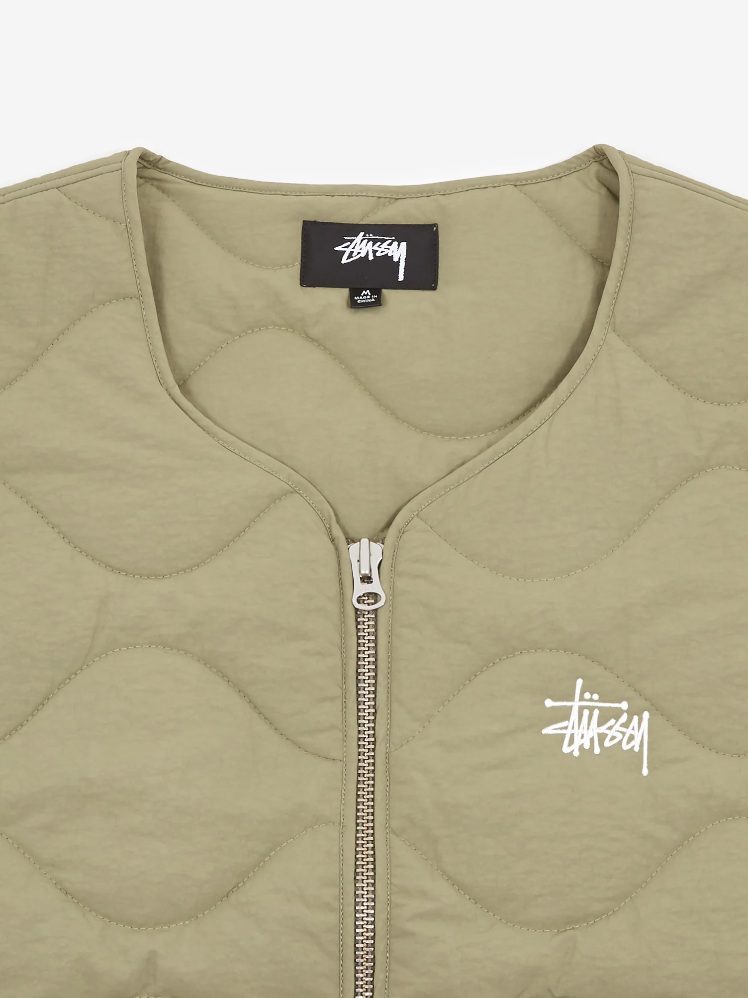 Stussy Recycled Nylon Liner Vest - Coyote - Image 2