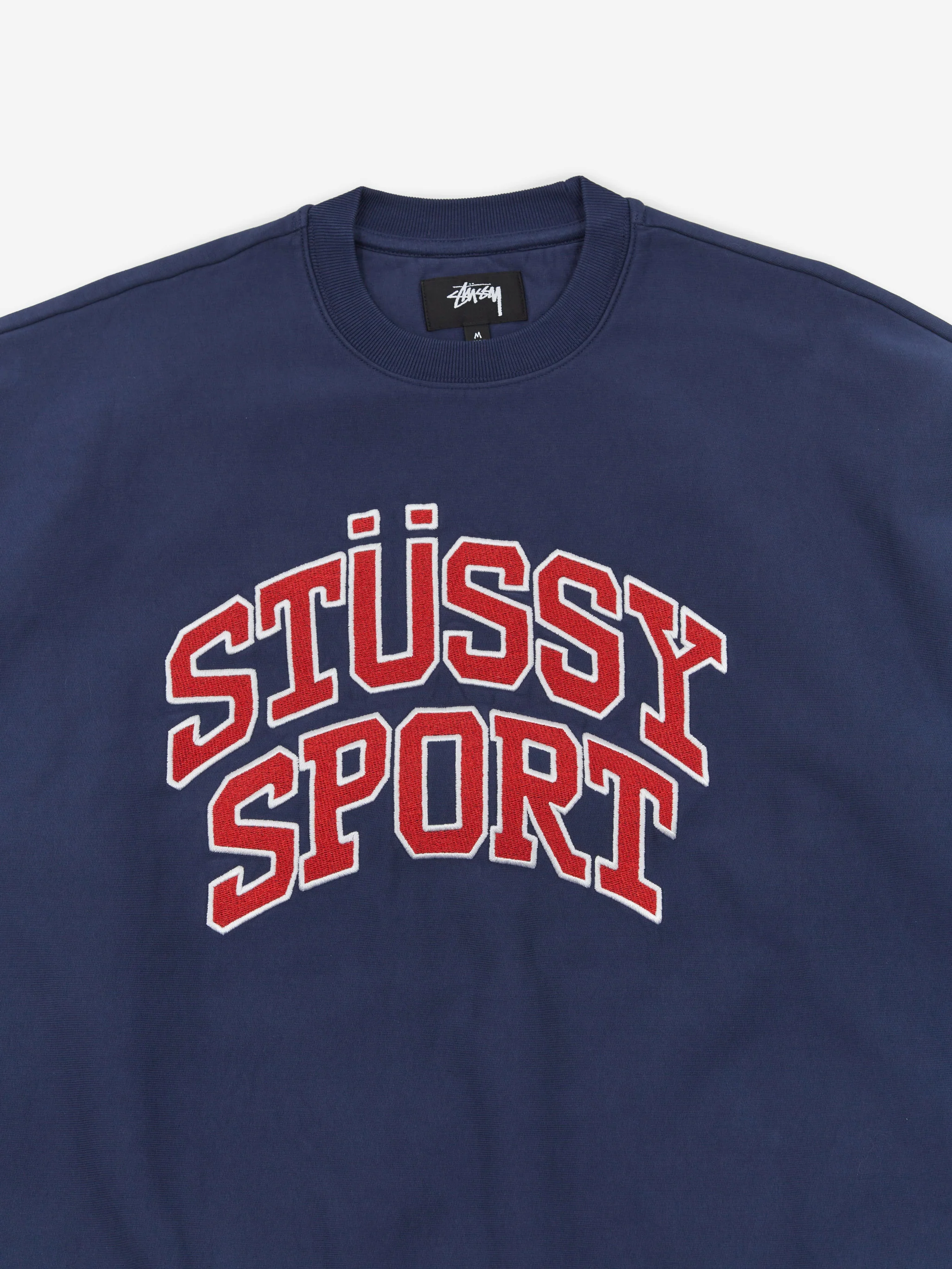Stussy Relaxed Oversized Crew - Navy - Image 2