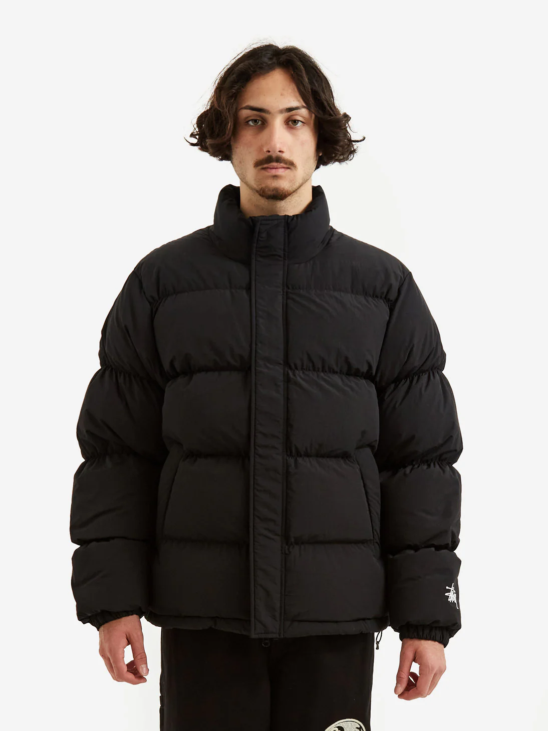 Stussy Ripstop Down Puffer Jacket - Black - Image 8