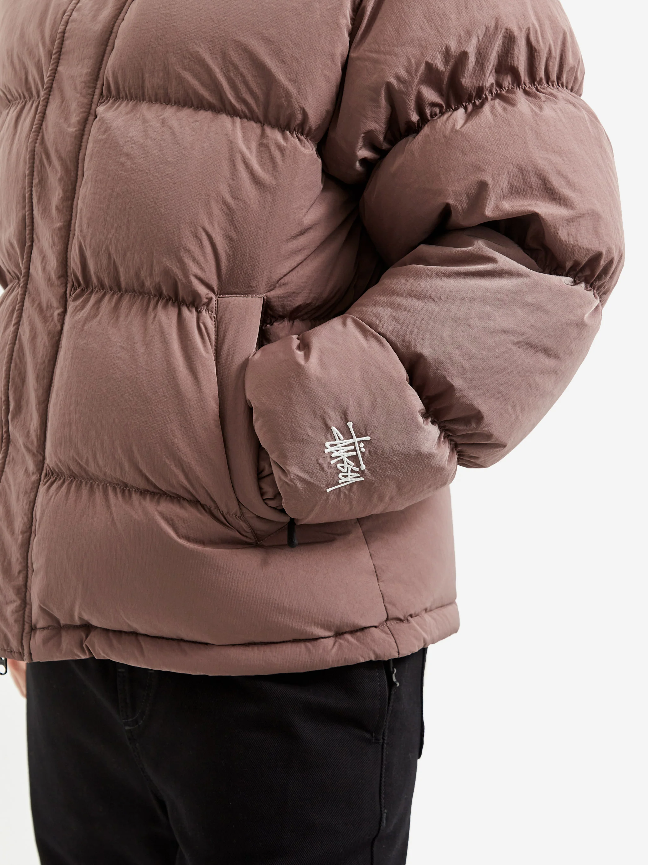 Stussy Ripstop Down Puffer Jacket W - Rose - Image 5