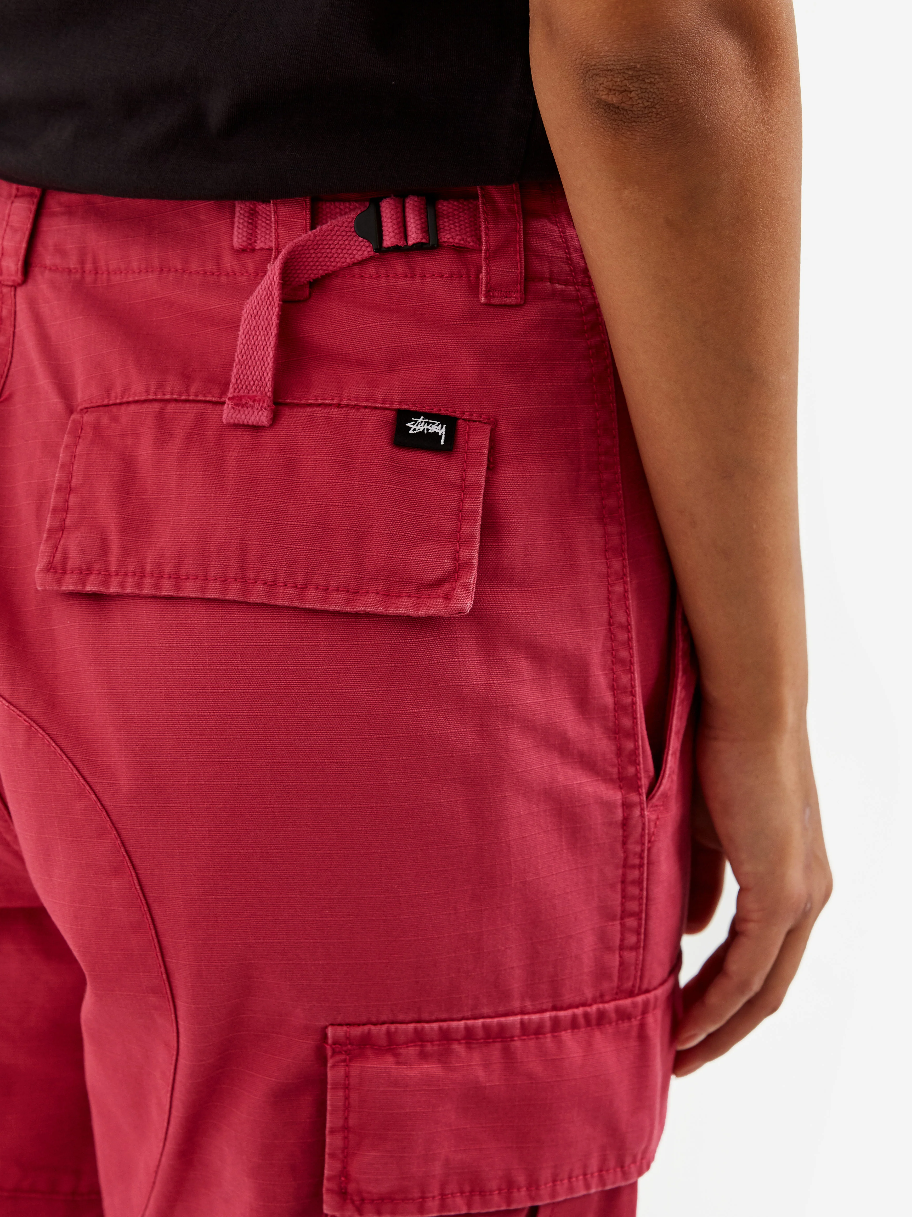 Stussy Ripstop Surplus Cargo - Magenta - Image 4