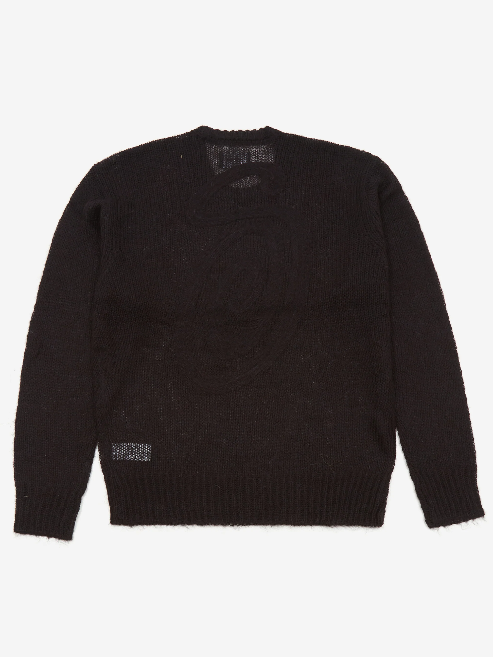 Stussy S Loose Knit Sweater - Black - Image 4