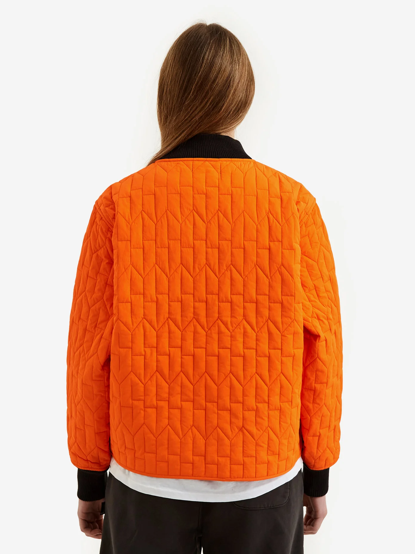 Stussy S Quilted Liner Jacket W - Orange - Image 5