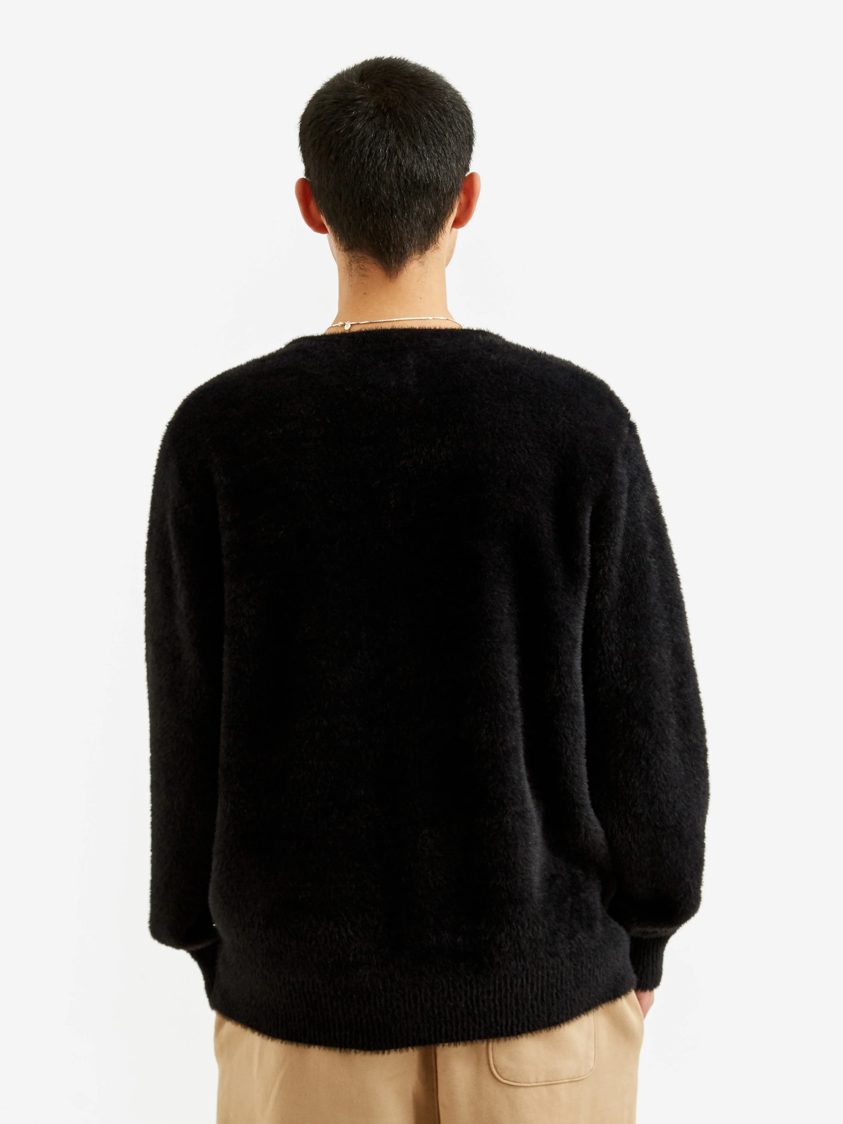 Stussy Shaggy Cardigan - Black - Image 10
