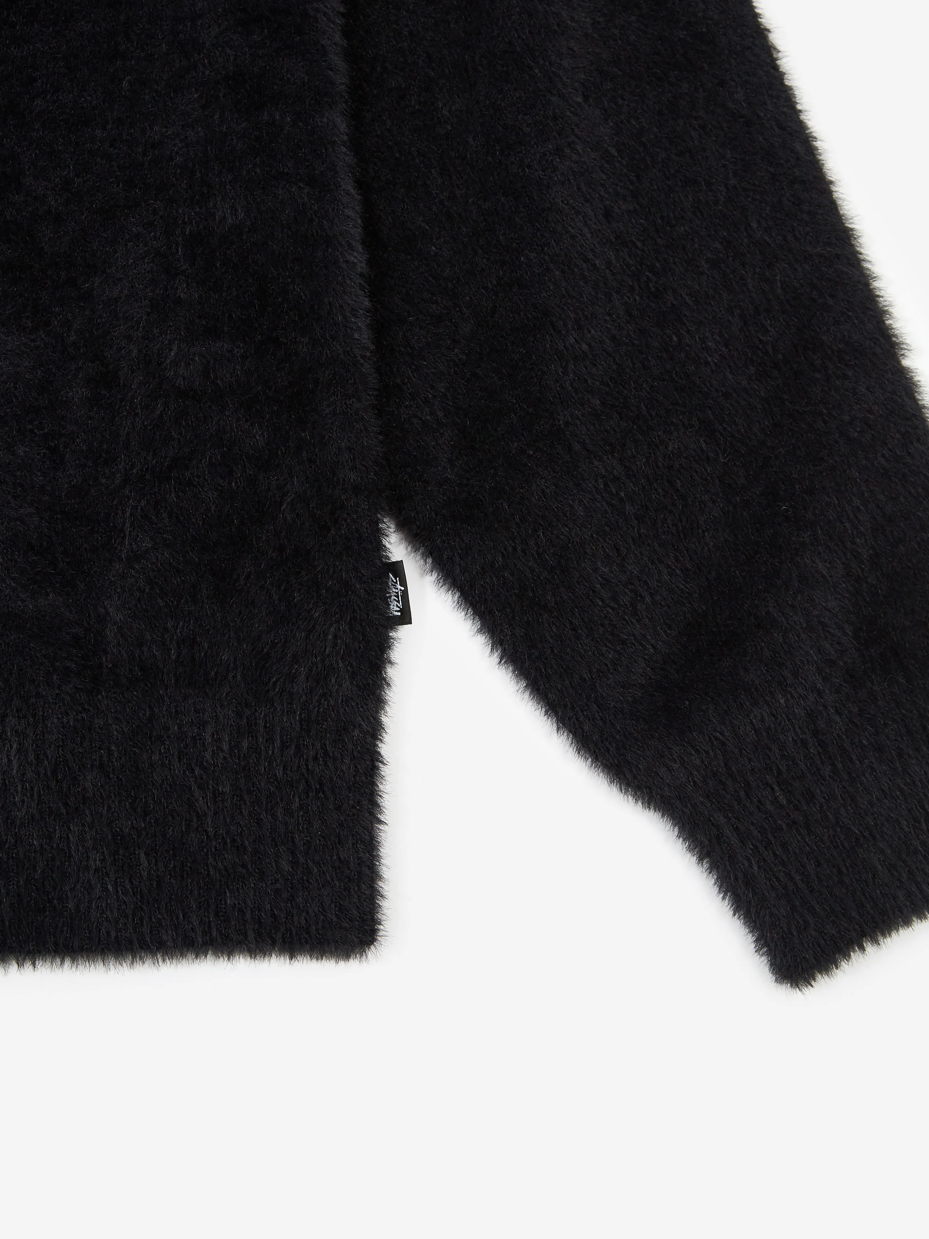 Stussy Shaggy Cardigan - Black - Image 5