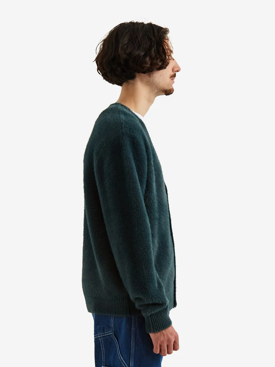 Stussy Shaggy Cardigan - Dark Green - Image 7
