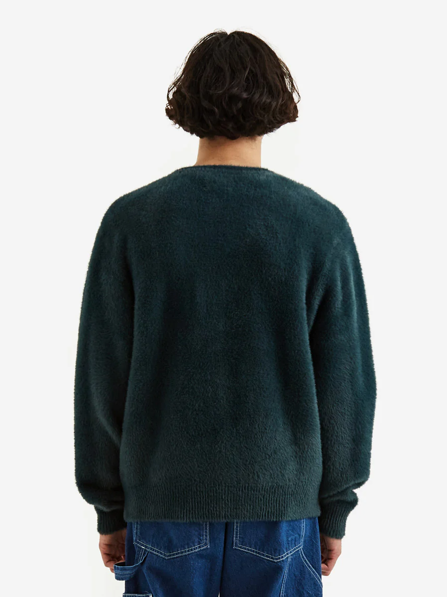 Stussy Shaggy Cardigan - Dark Green - Image 8
