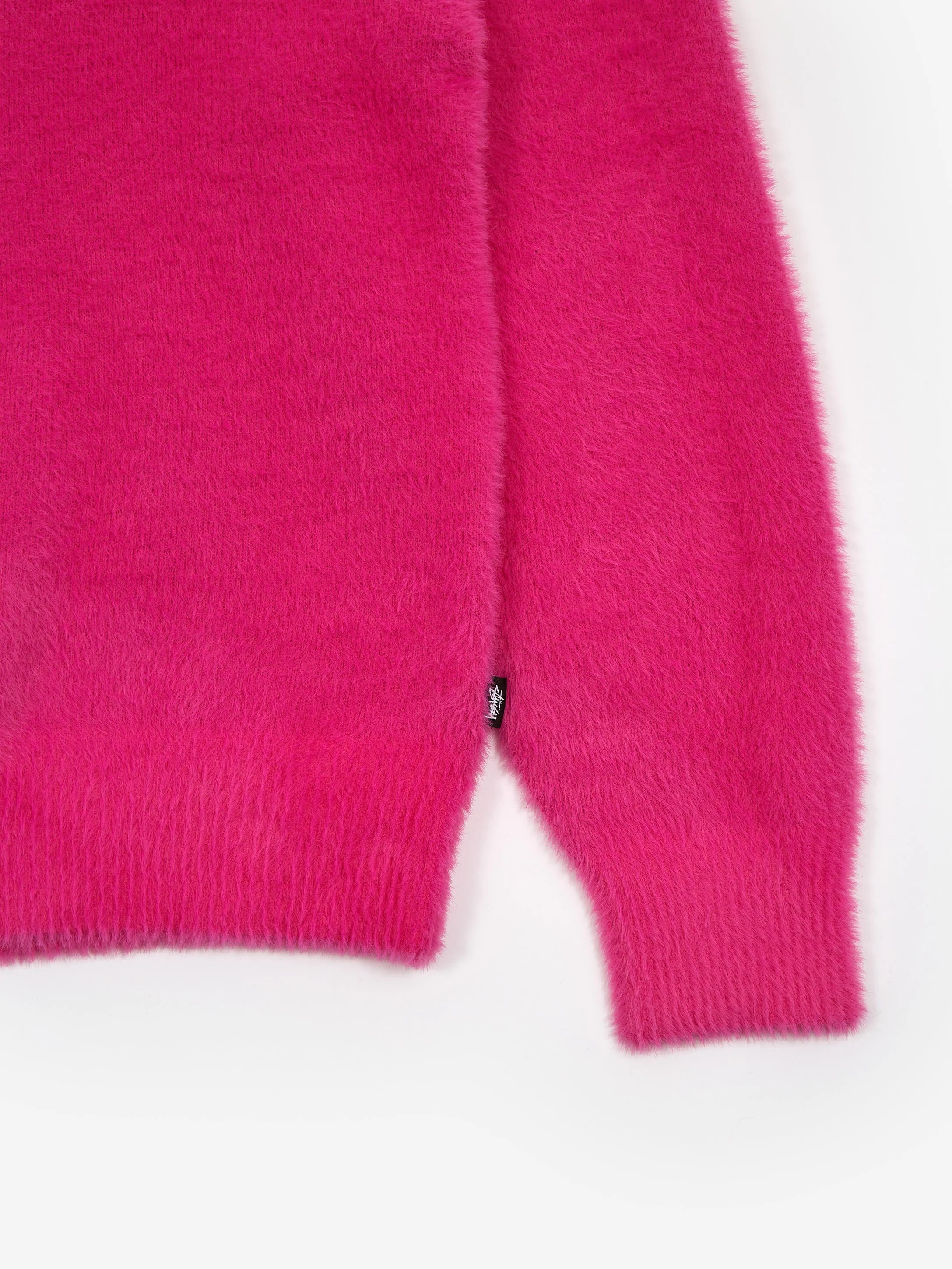 Stussy Shaggy Cardigan - Fuchsia - Image 4