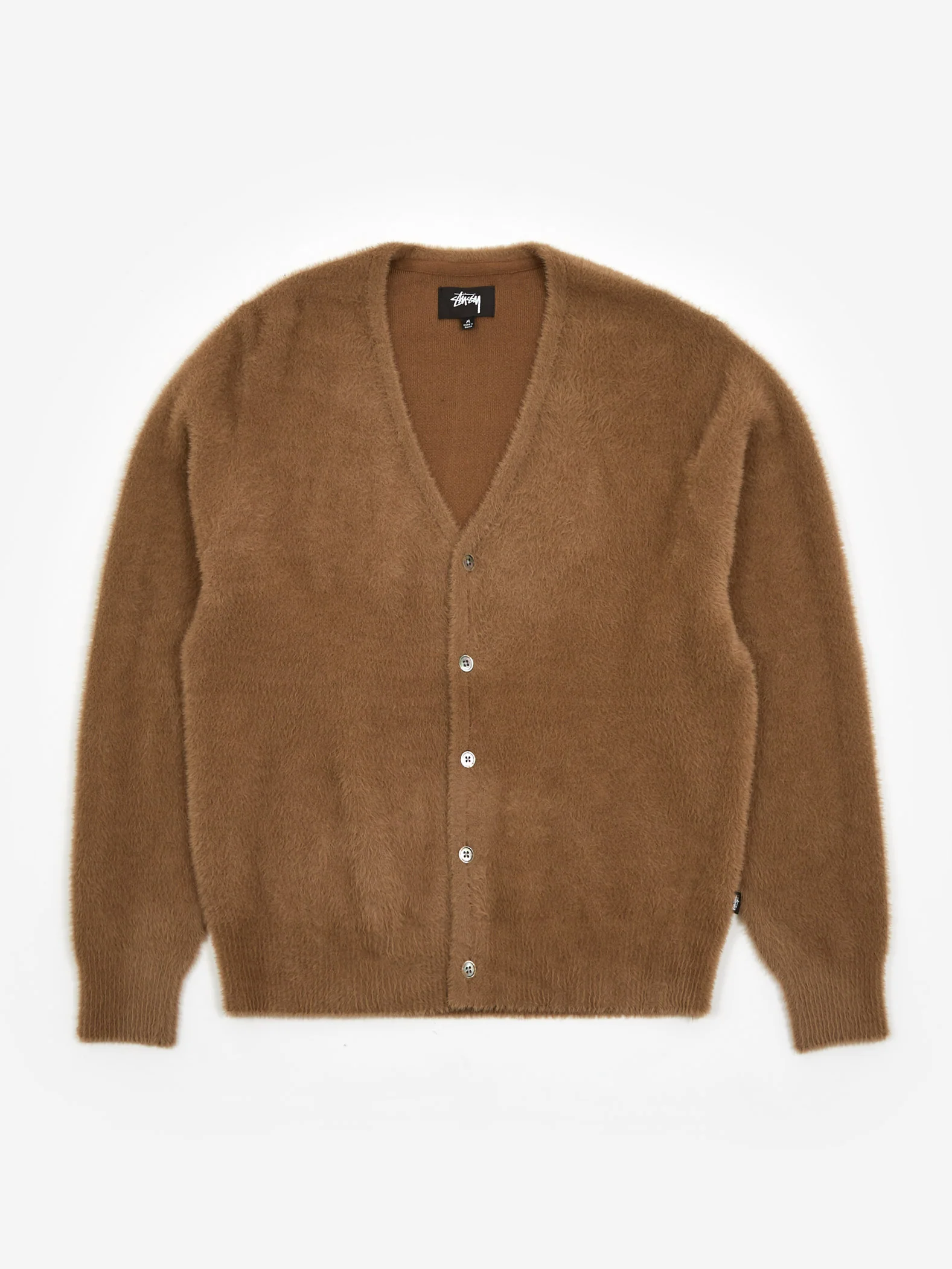 Stussy Shaggy Cardigan - Taupe