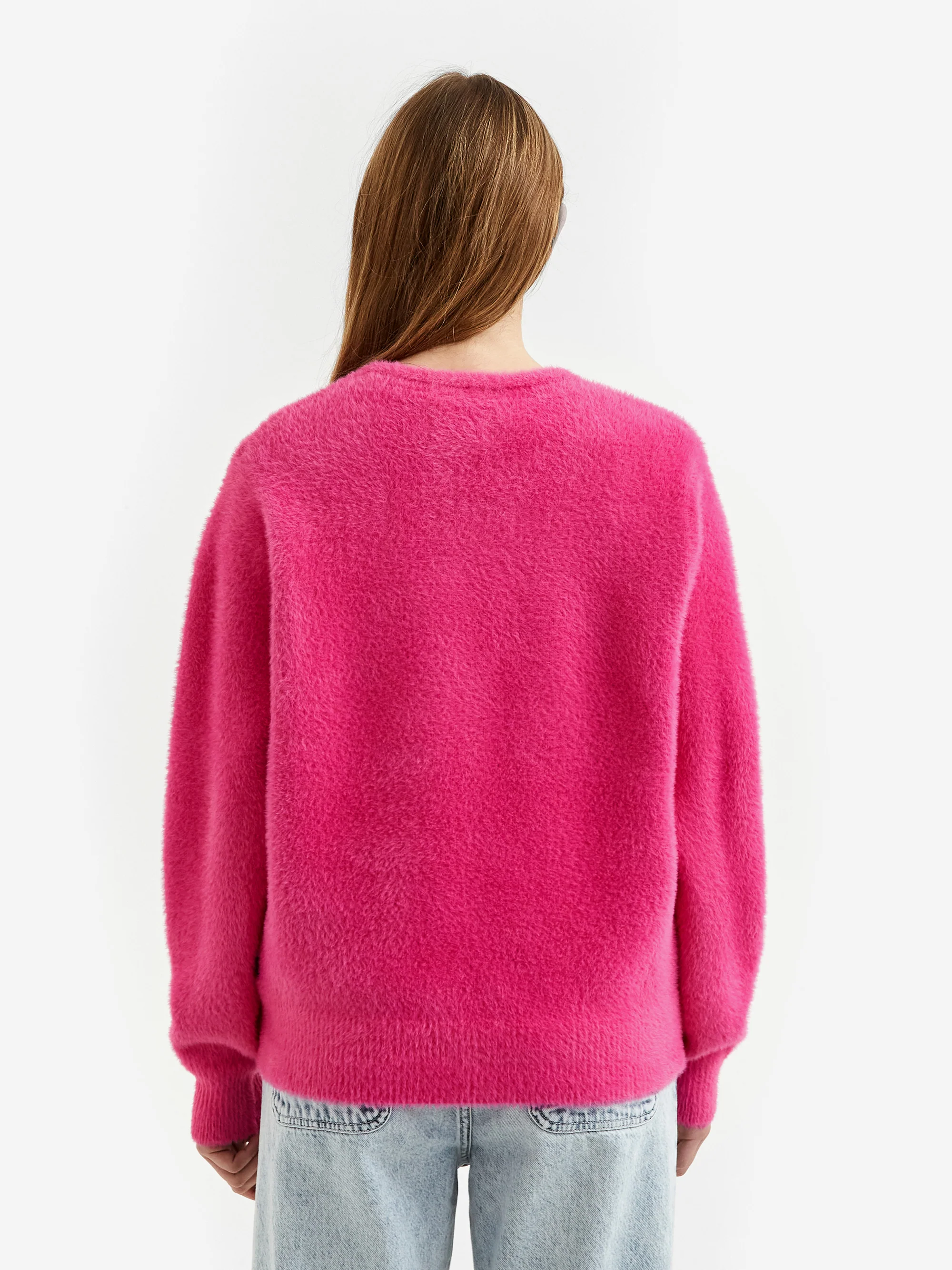 Stussy Shaggy Cardigan W - Fuchsia - Image 5