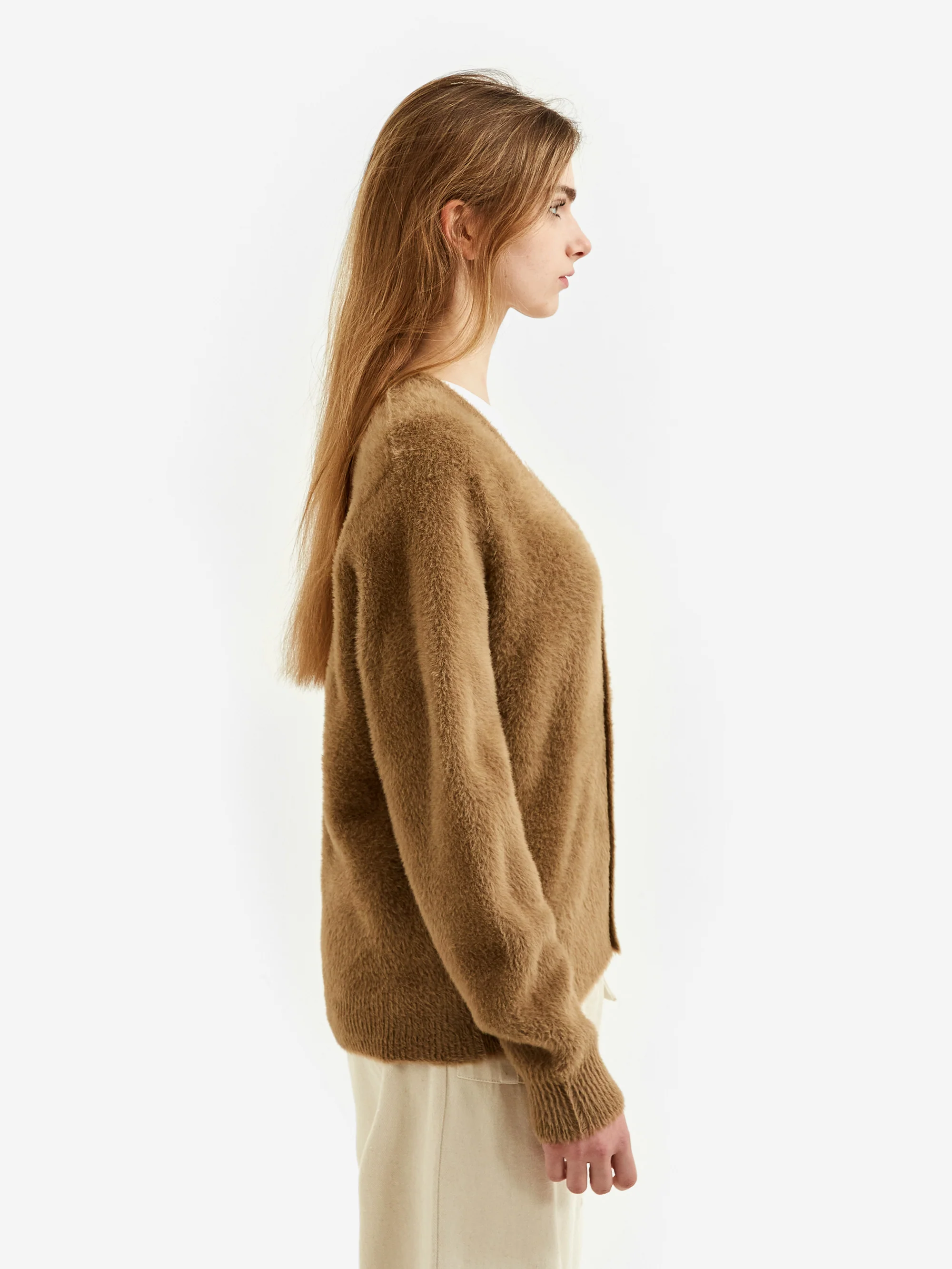 Stussy Shaggy Cardigan W - Taupe - Image 2