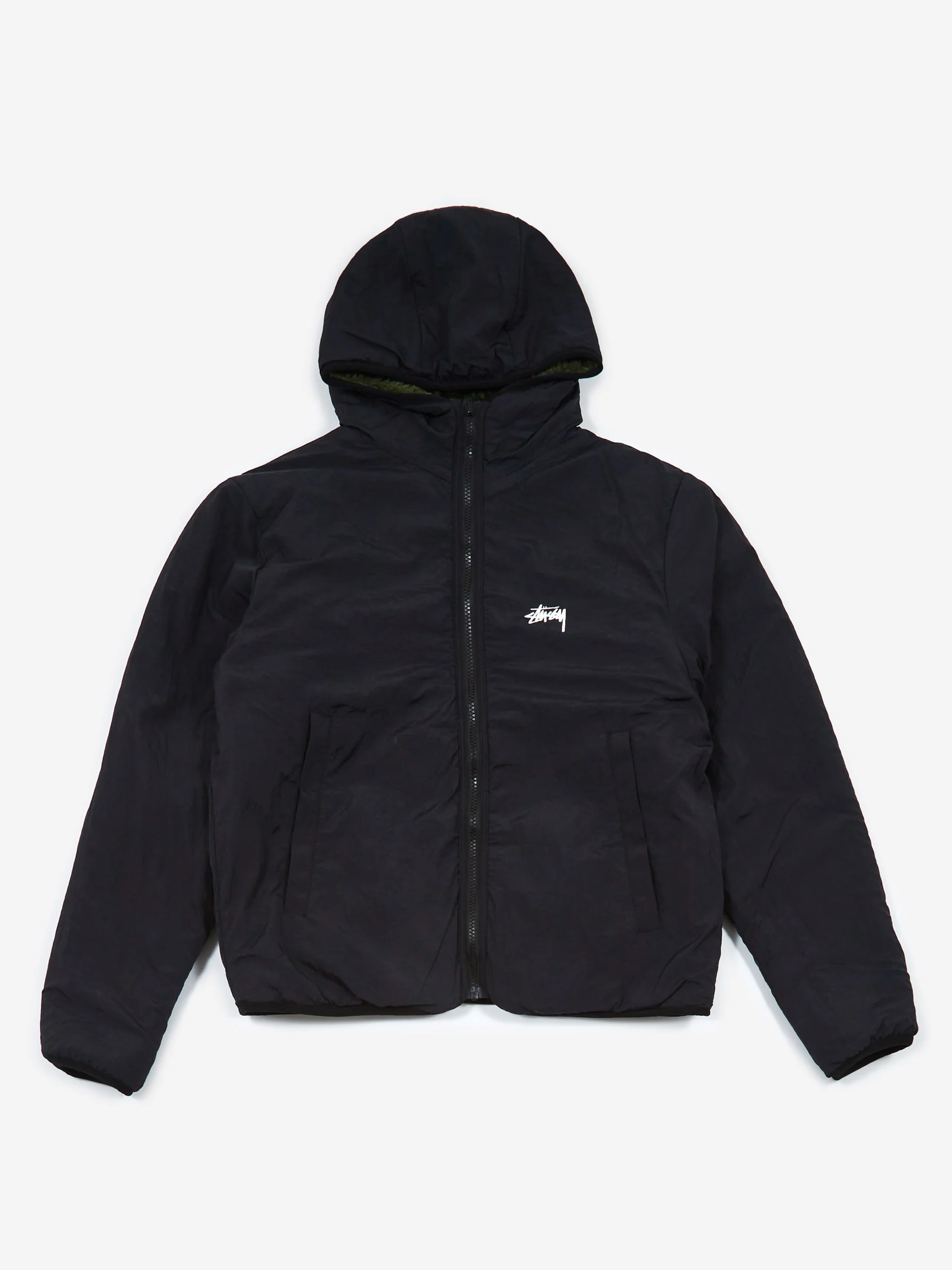 Stussy Sherpa Jacket - Olive - Image 5