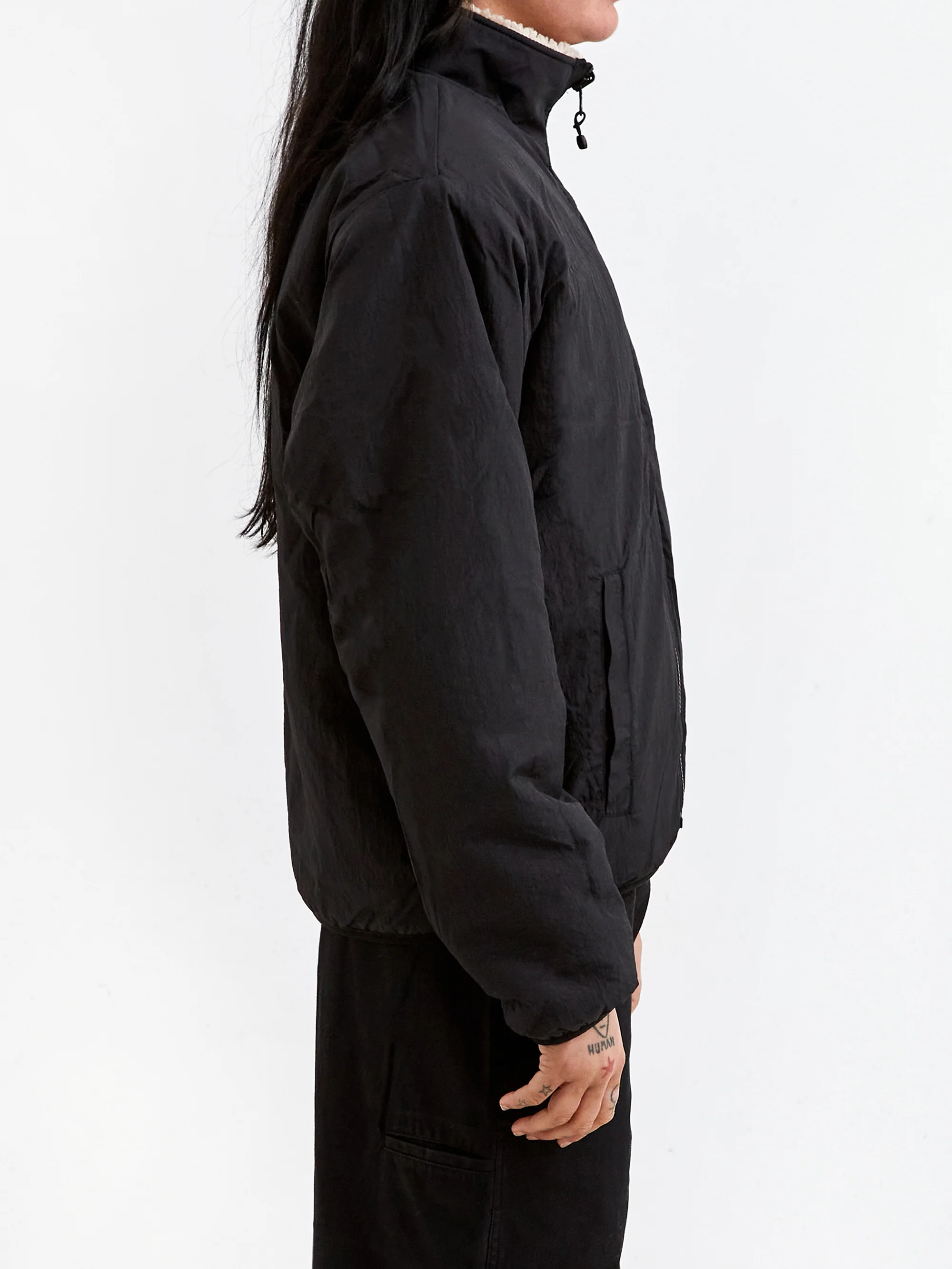 Stüssy Sherpa Reversible Jacket - Beige - Image 3