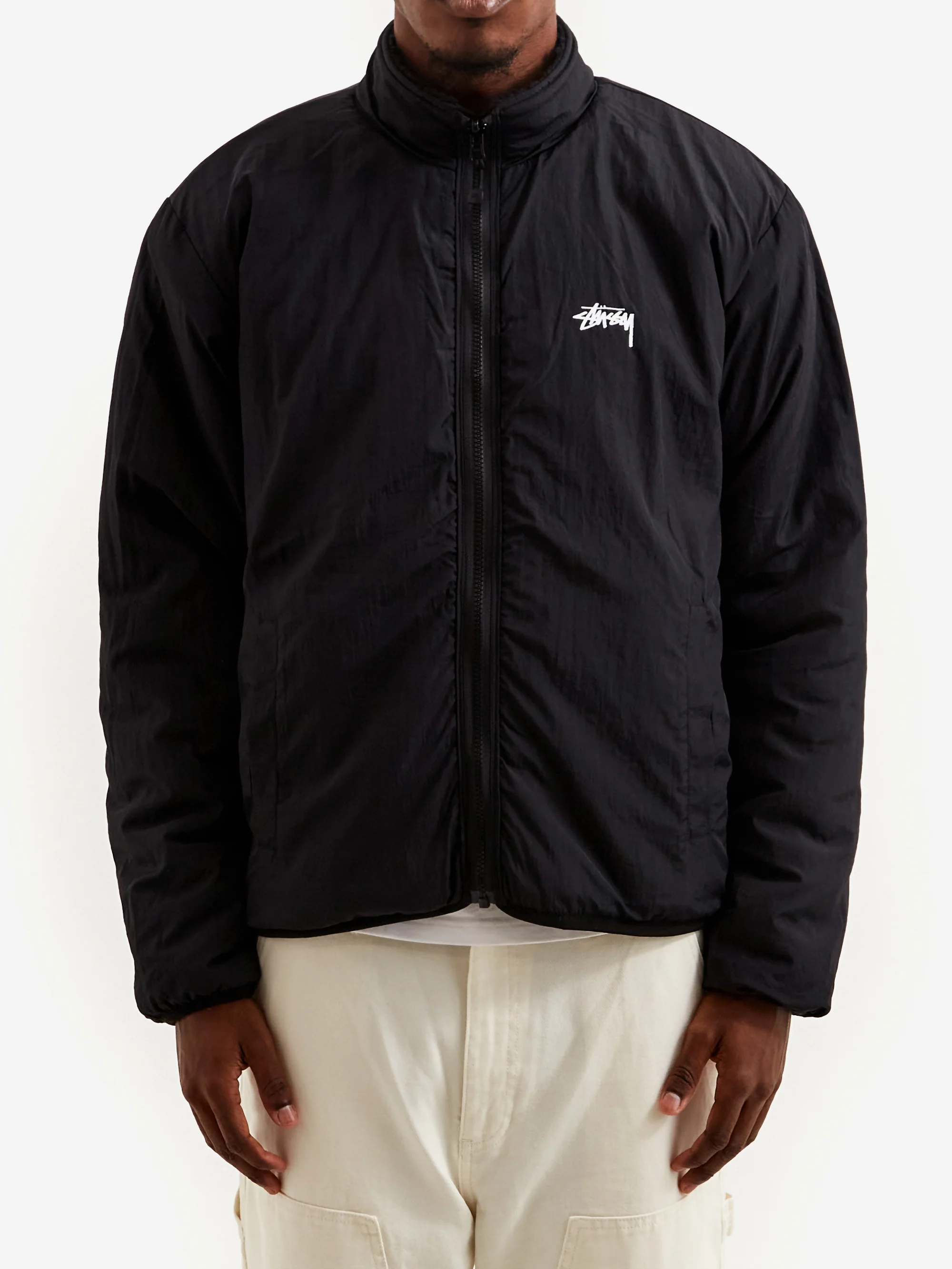 Stussy Sherpa Reversible Jacket - Lava - Image 2