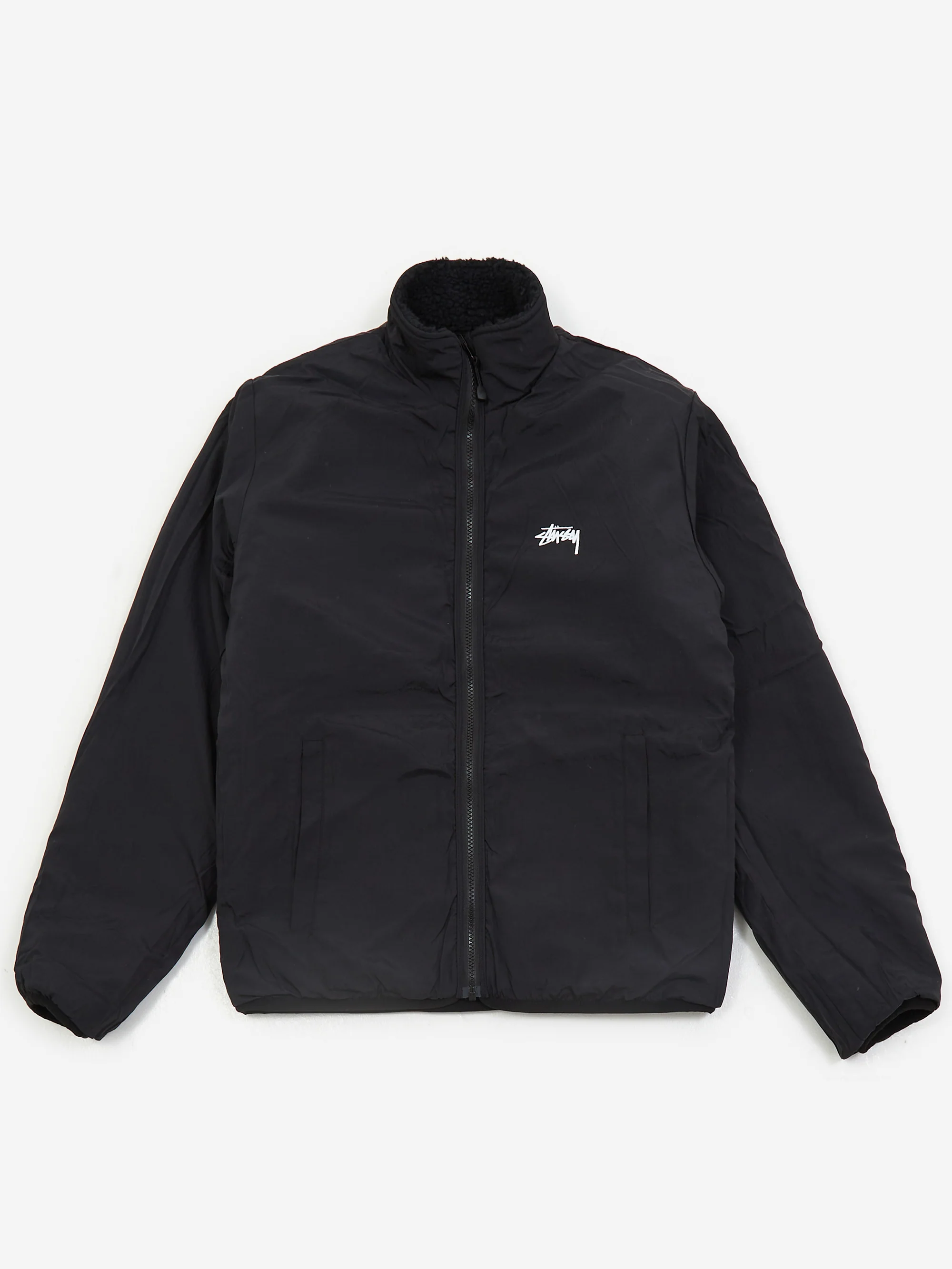 Stussy Sherpa Reversible Jacket W - Lava - Image 7
