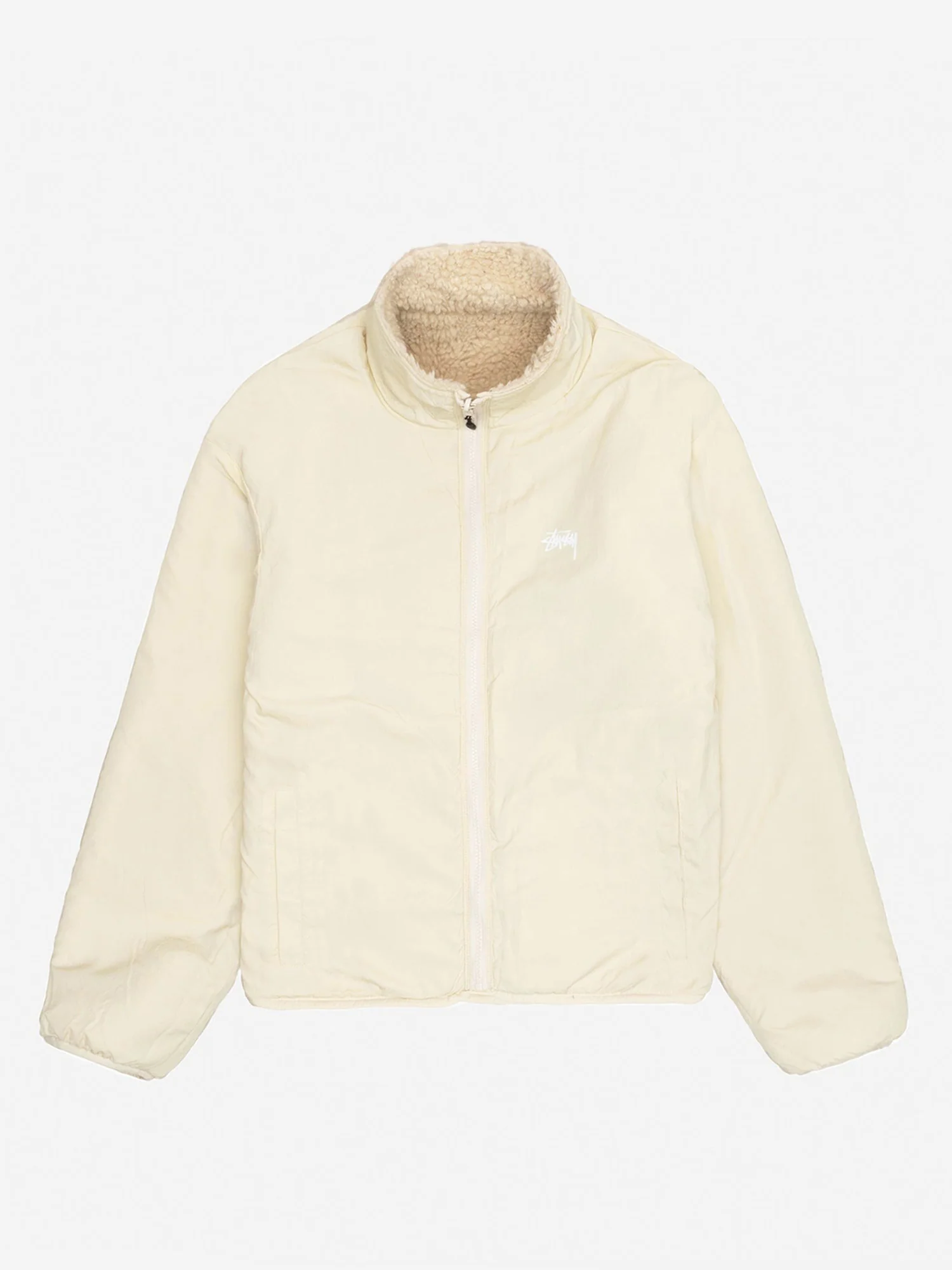 Stussy Sherpa Reversible Jacket W - Natural - Image 6