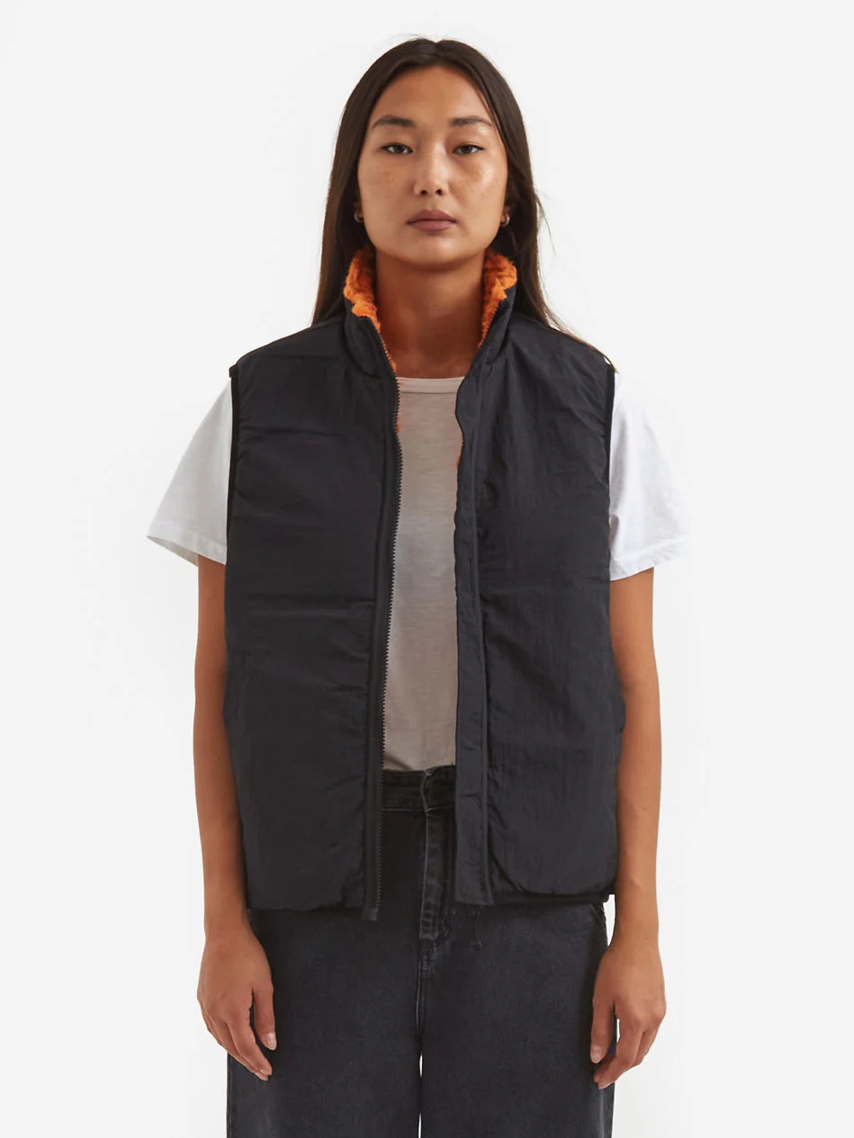 Stussy Sherpa Vest - Orange - Image 5