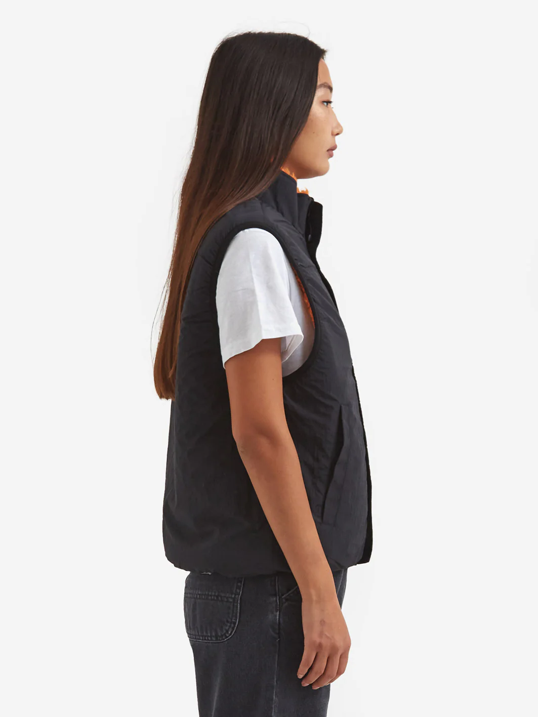 Stussy Sherpa Vest - Orange - Image 6