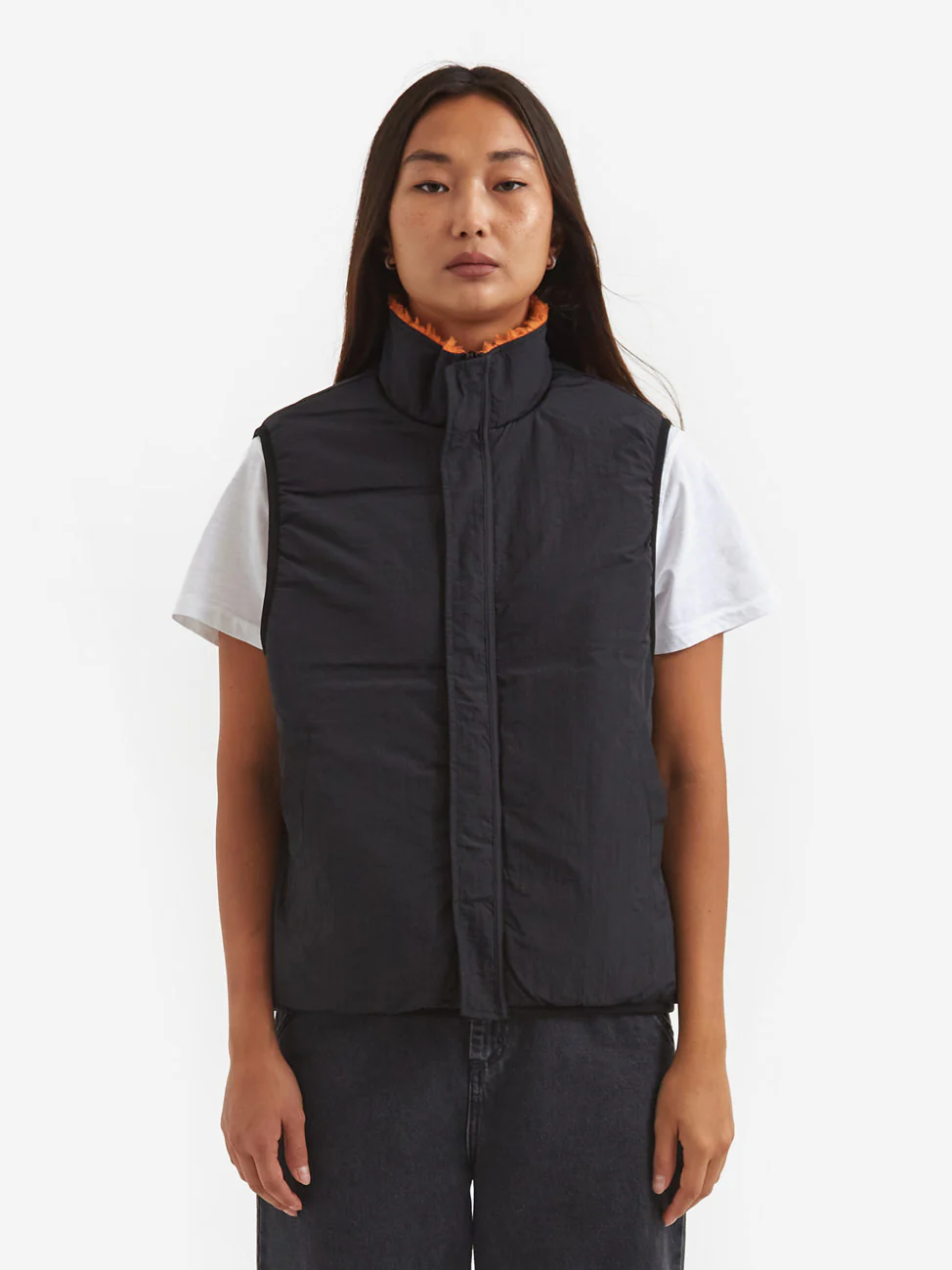 Stussy Sherpa Vest - Orange - Image 7