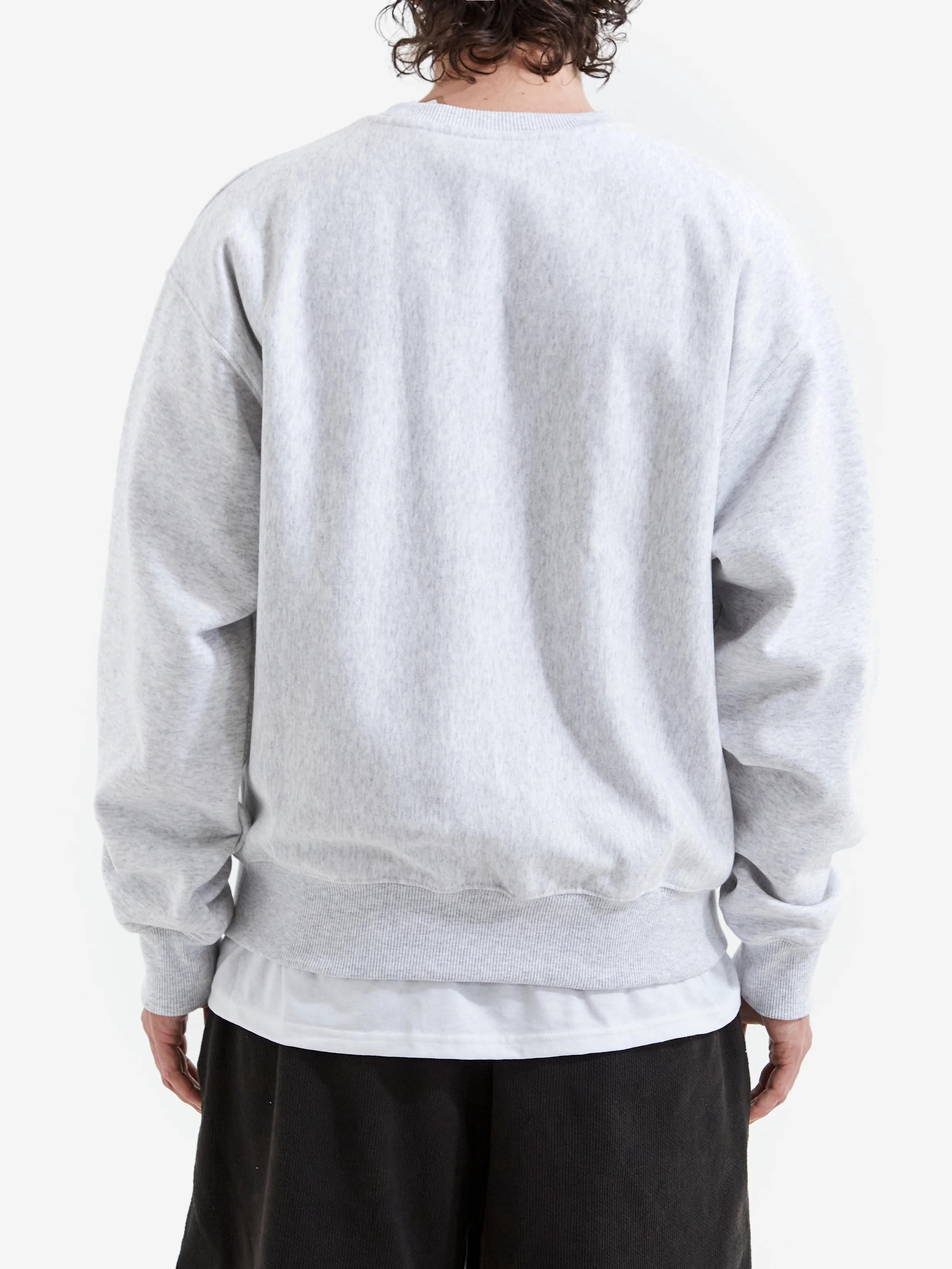 Stussy Smooth 80 Crew - Ash Heather - Image 5