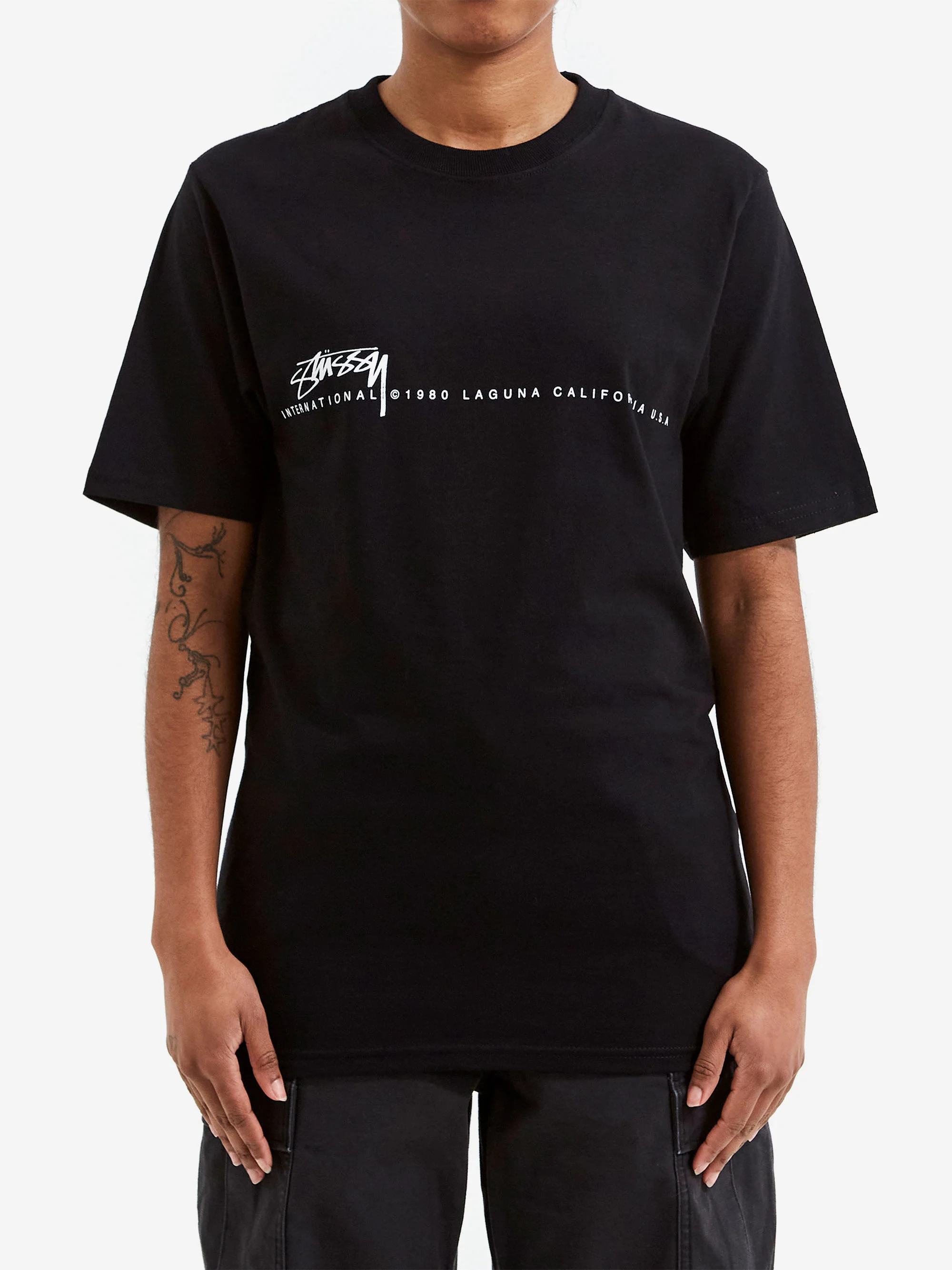Stussy Smooth 80 Tee W  - Black