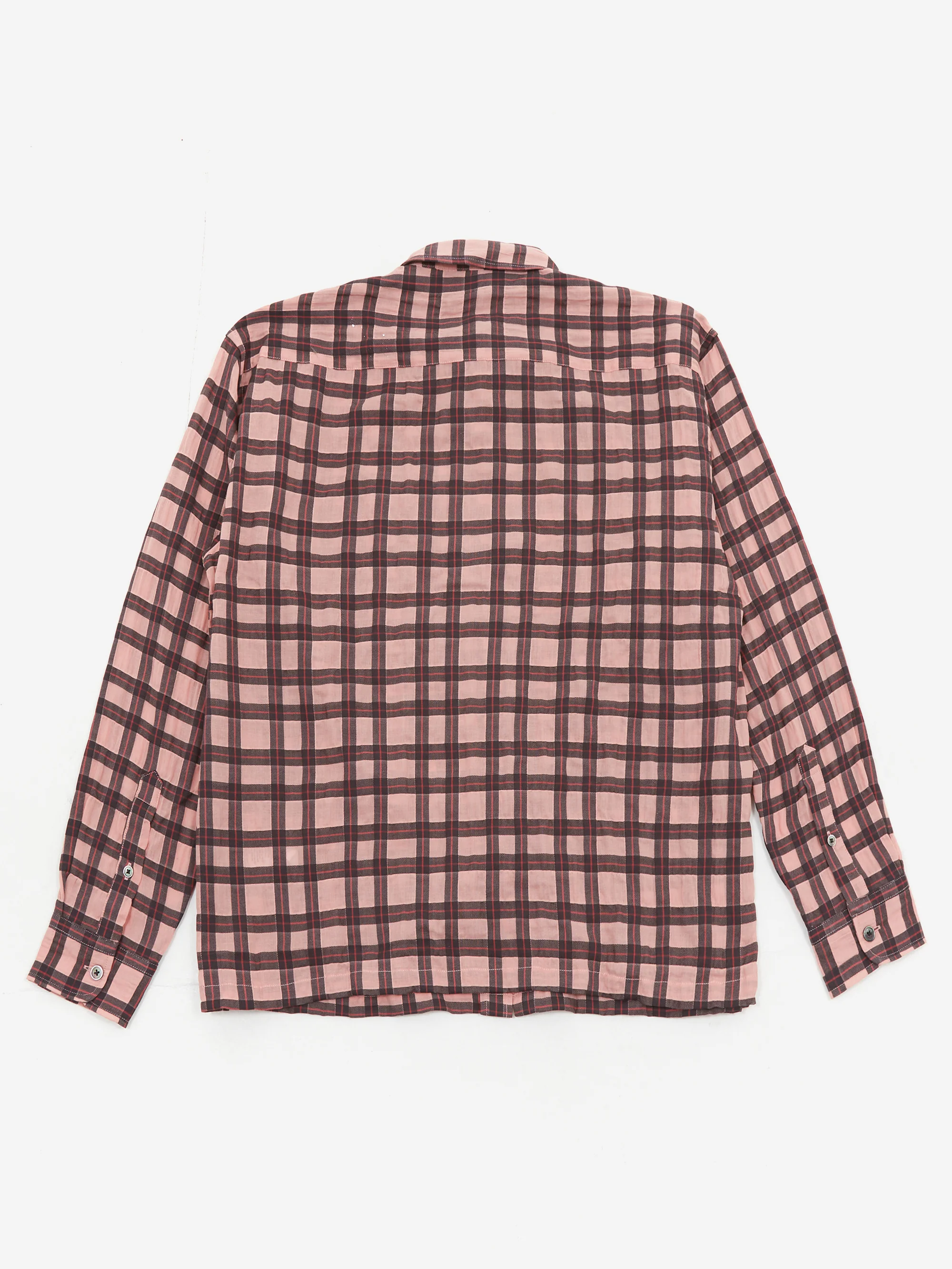 Stüssy Sonoma Plaid Long Sleeve Shirt - Pink - Image 3