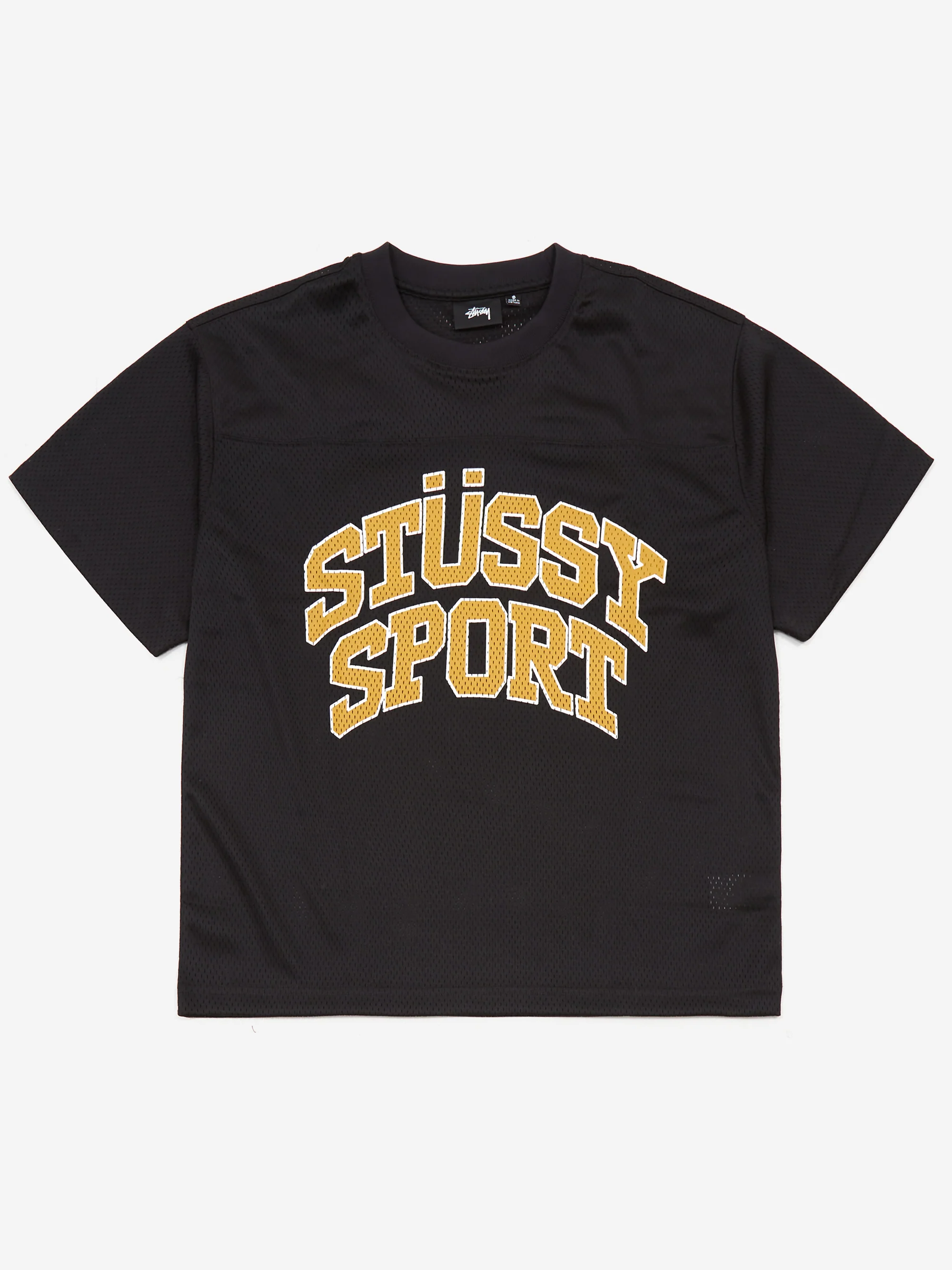 Stussy Sport Mesh Football Jersey - Black - Image 4