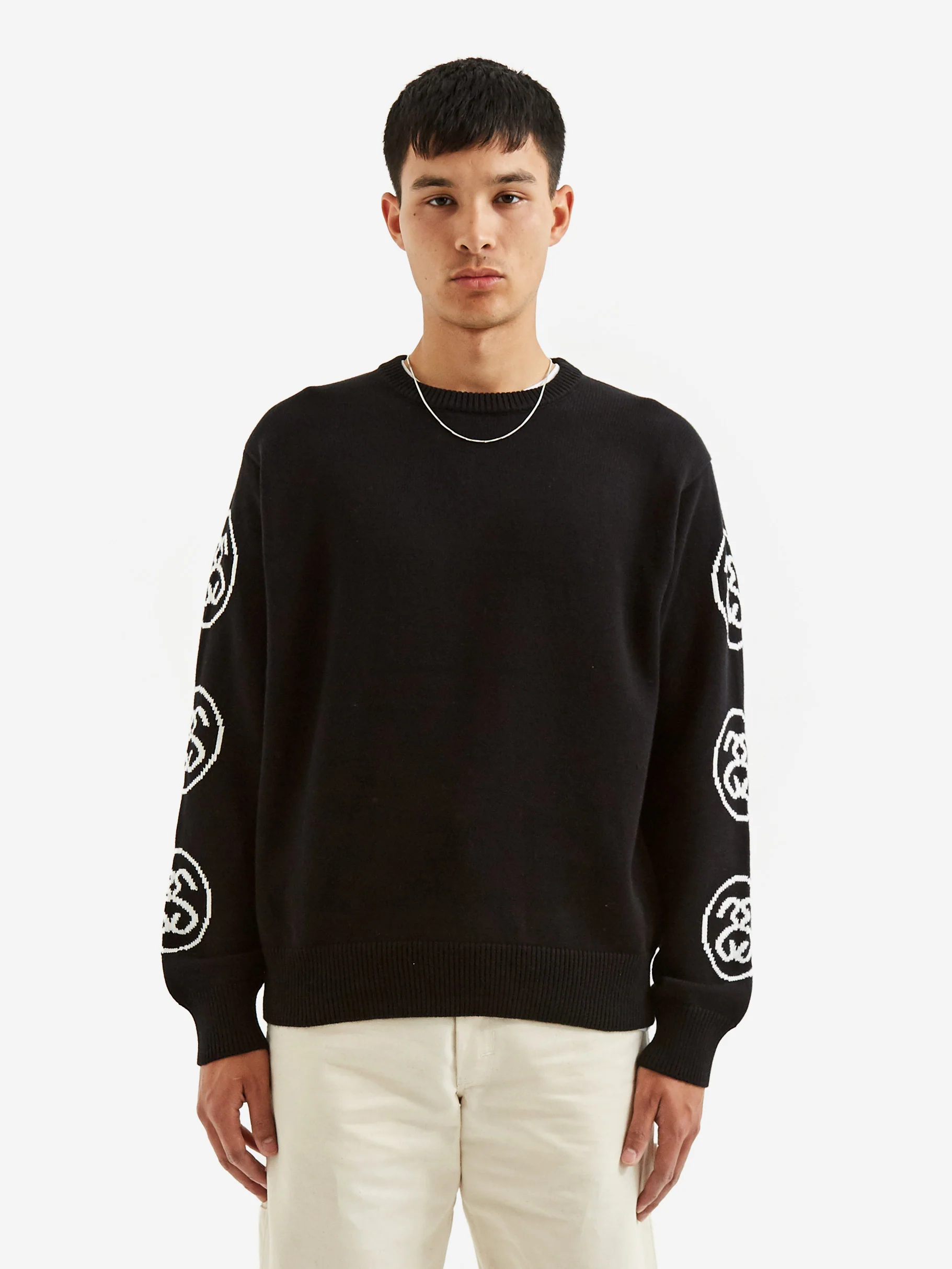 Stussy SS-Link Sweater - Black - Image 5