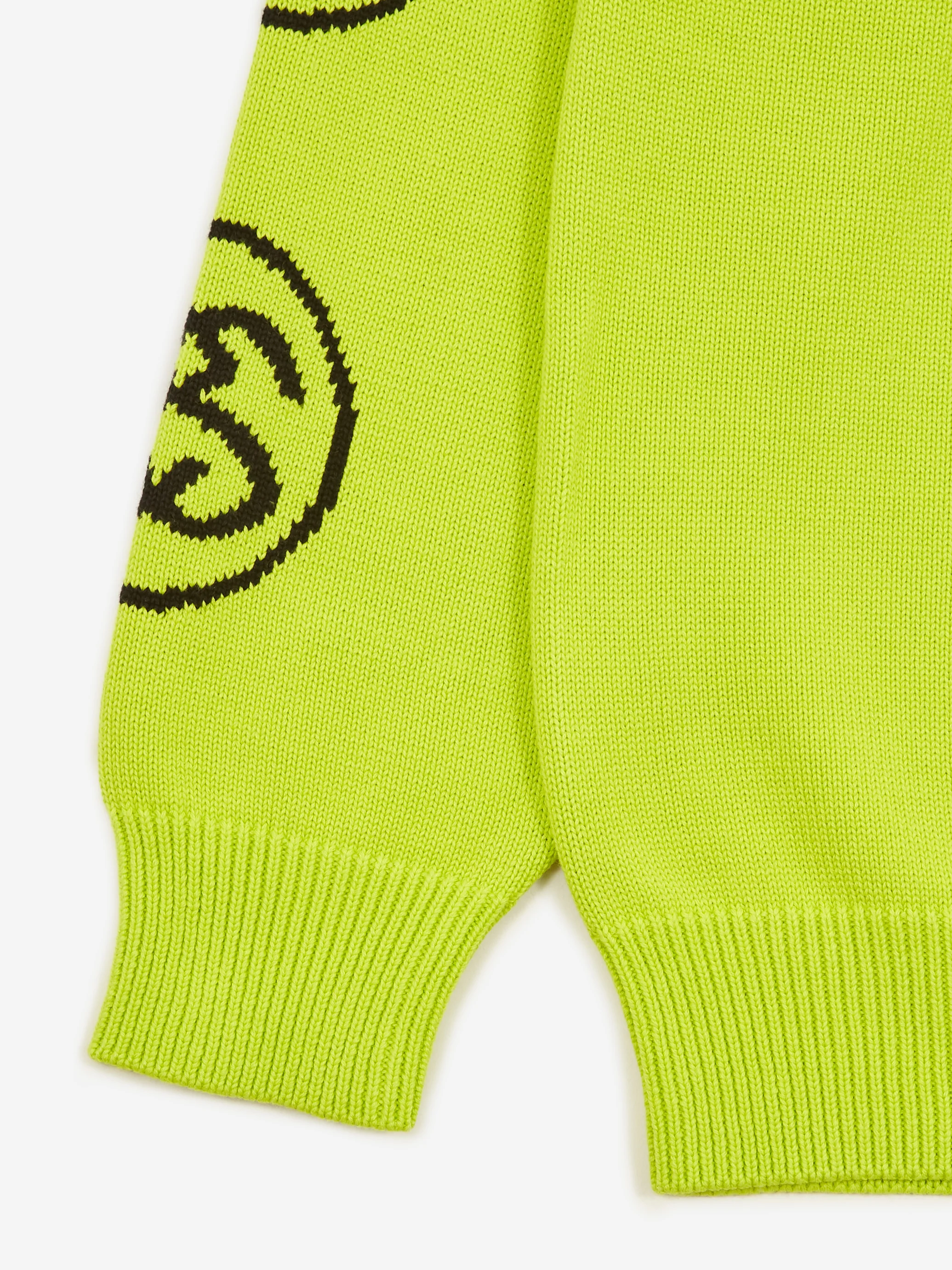 Stussy SS-Link Sweater - Lime - Image 3