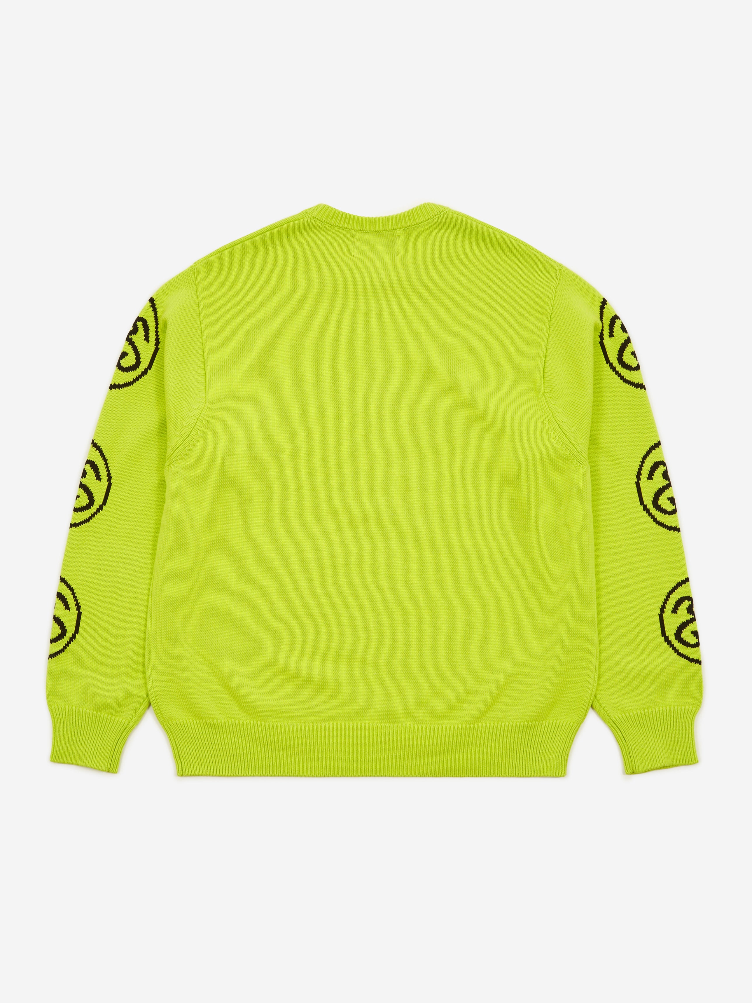 Stussy SS-Link Sweater - Lime - Image 4