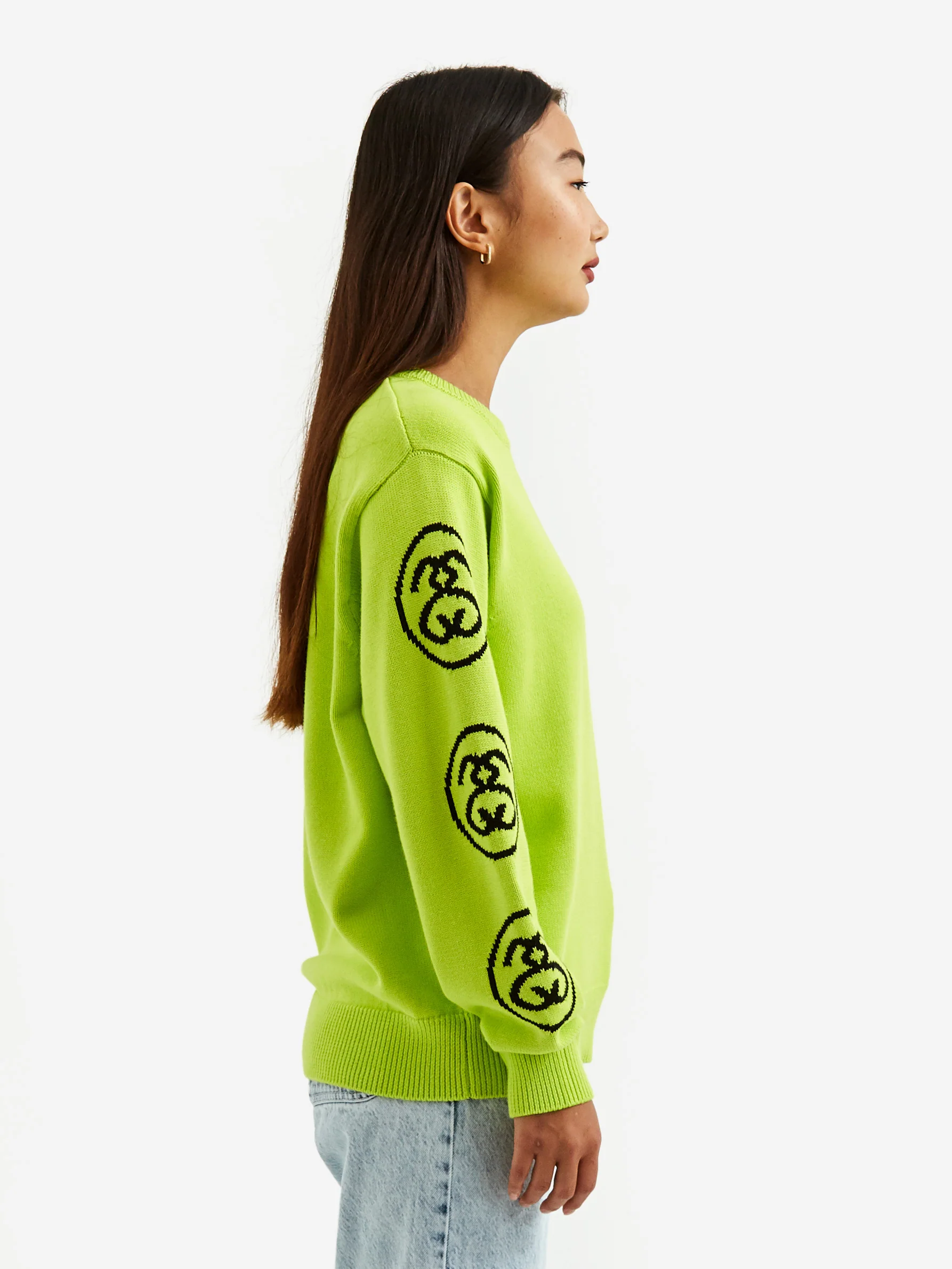 Stussy SS-Link Sweater W - Lime - Image 2