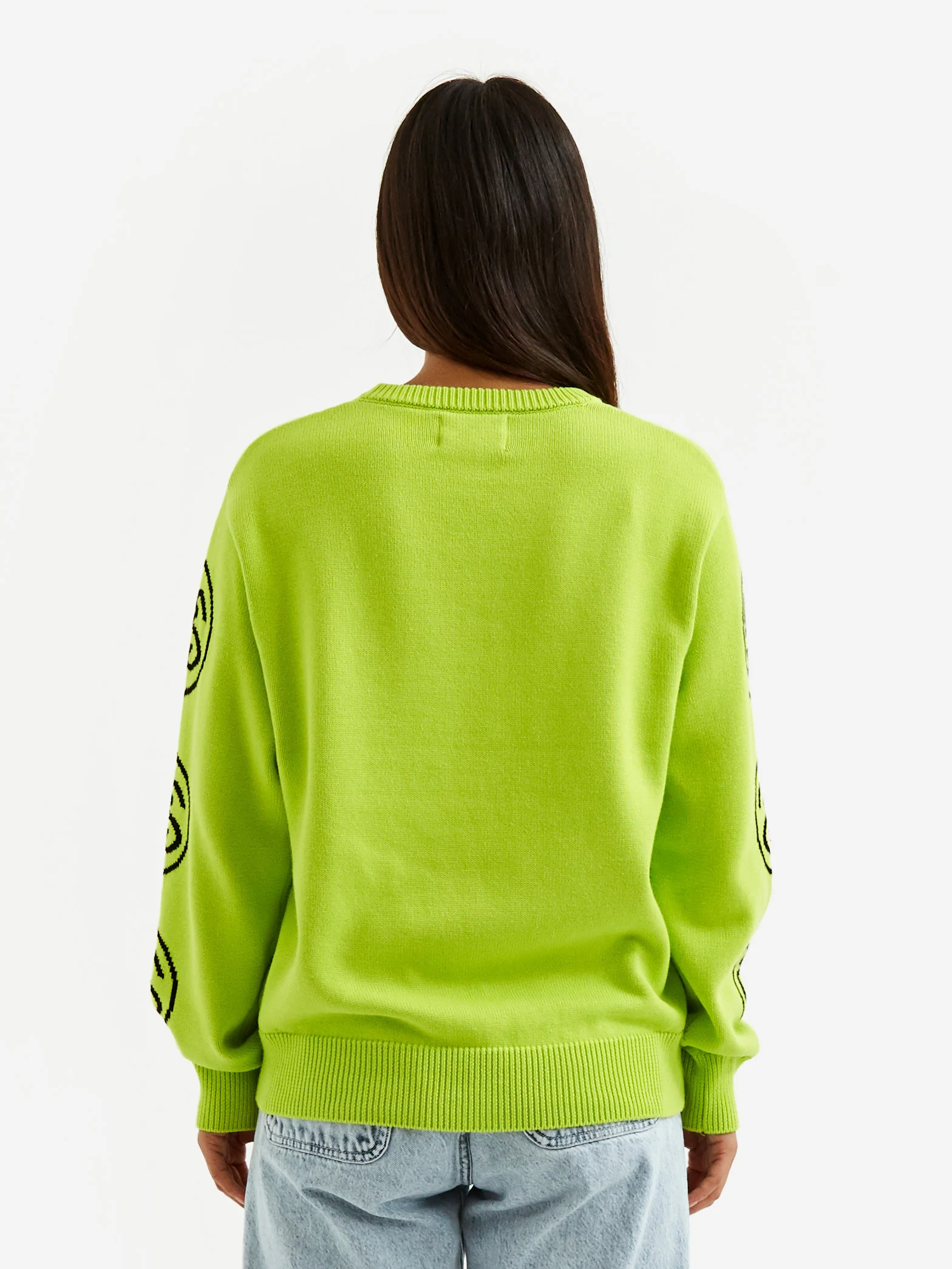 Stussy SS-Link Sweater W - Lime - Image 3