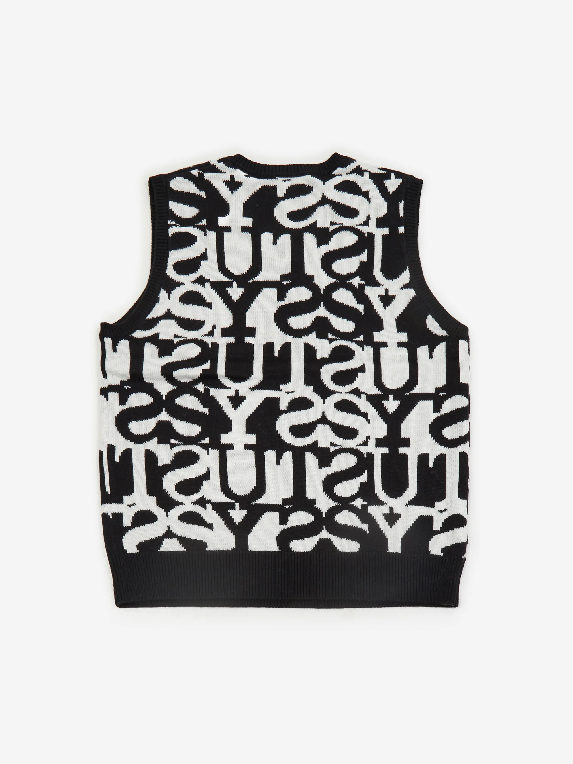 Stussy Stacked Sweater Vest - Ivory - Image 4