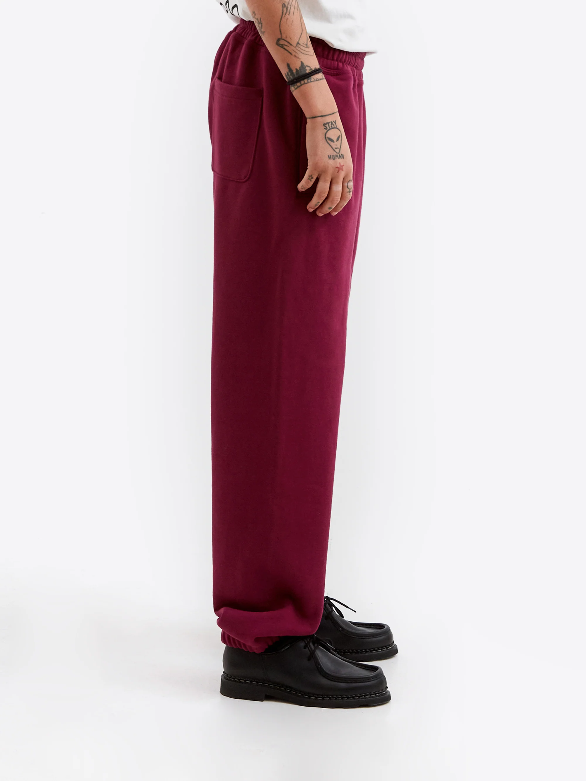 Stussy Stock Logo Pant - Burgundy - Image 2
