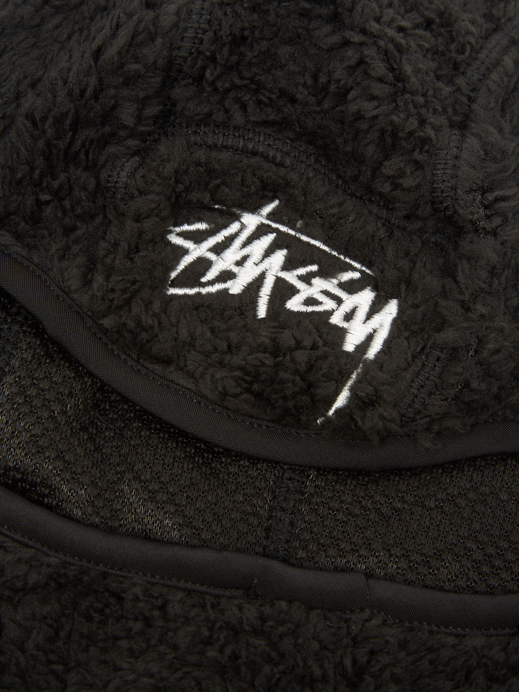 Stussy Stock Sherpa Balaclava - Black - Image 3