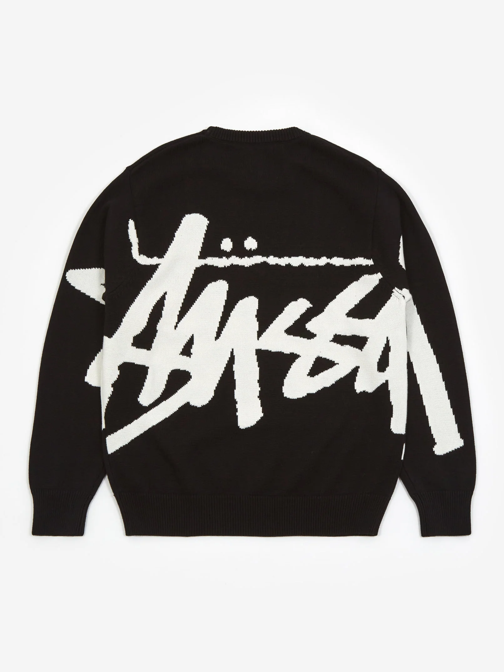 Stussy Stock Sweater - Black - Image 4