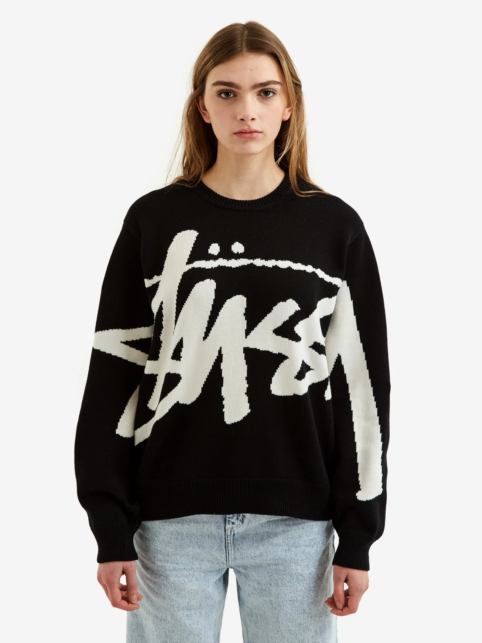 Stussy Stock Sweater W - Black