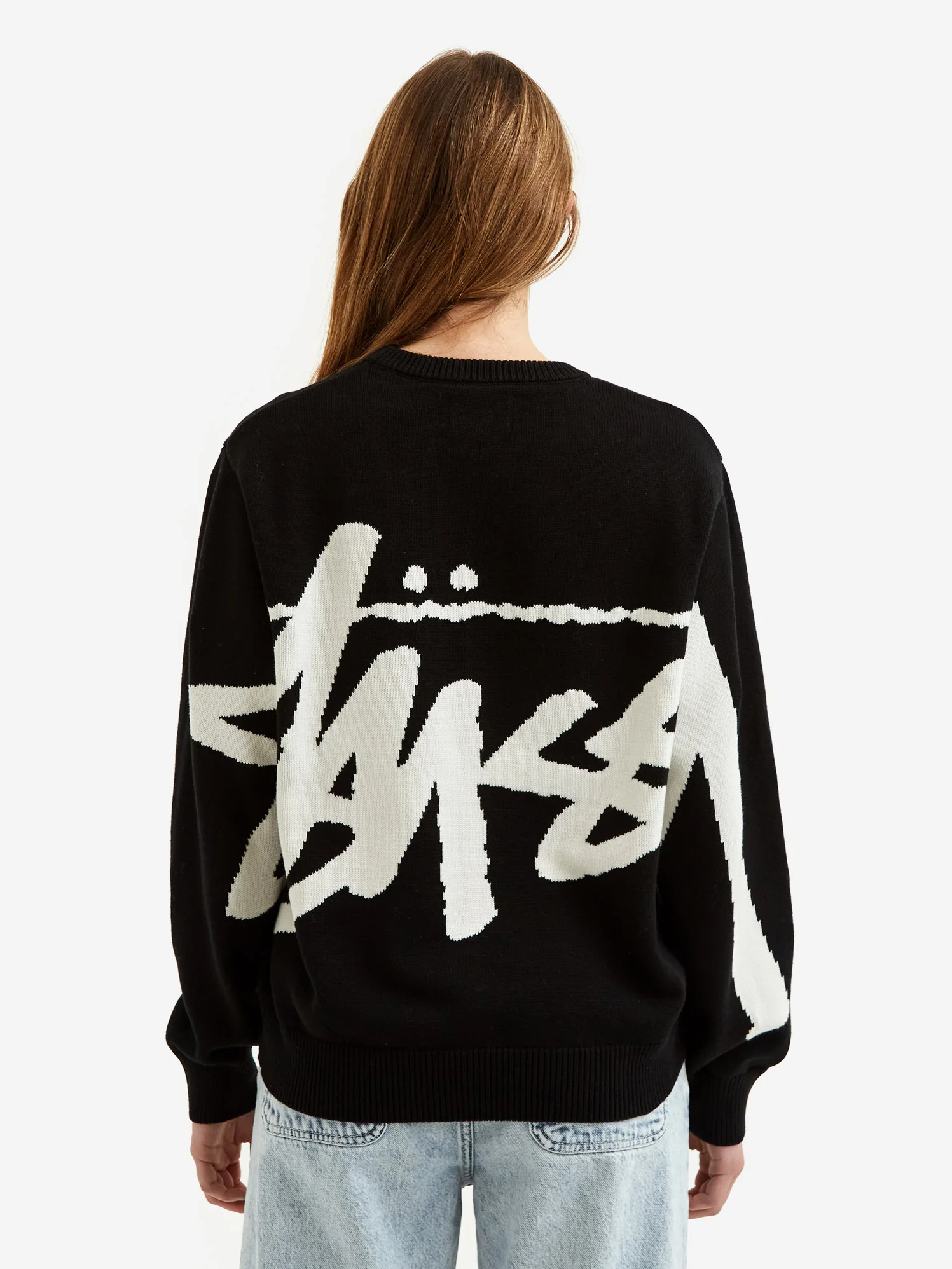 Stussy Stock Sweater W - Black - Image 4
