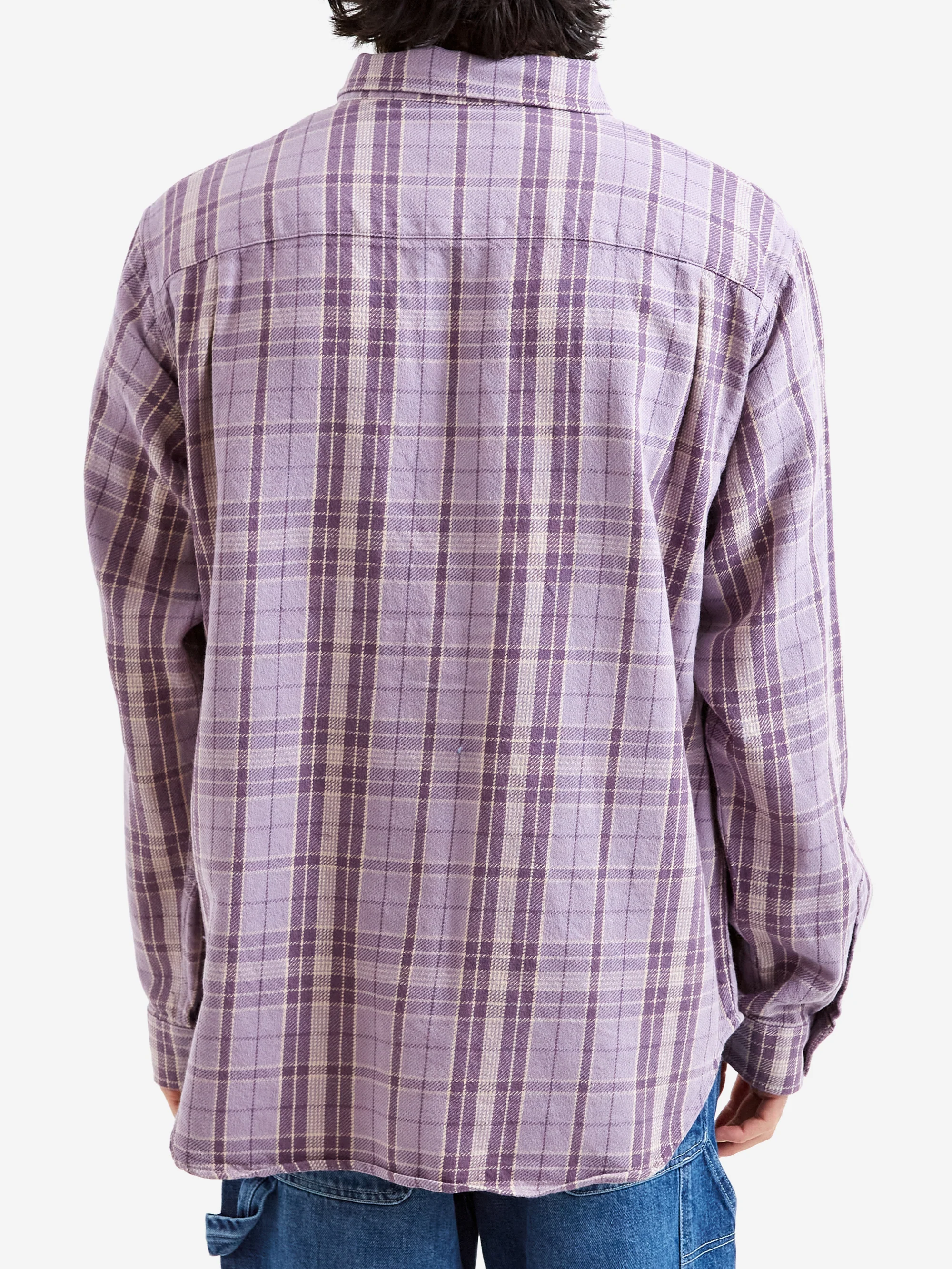 Stussy Stones Plaid Shirt - Lavender - Image 6