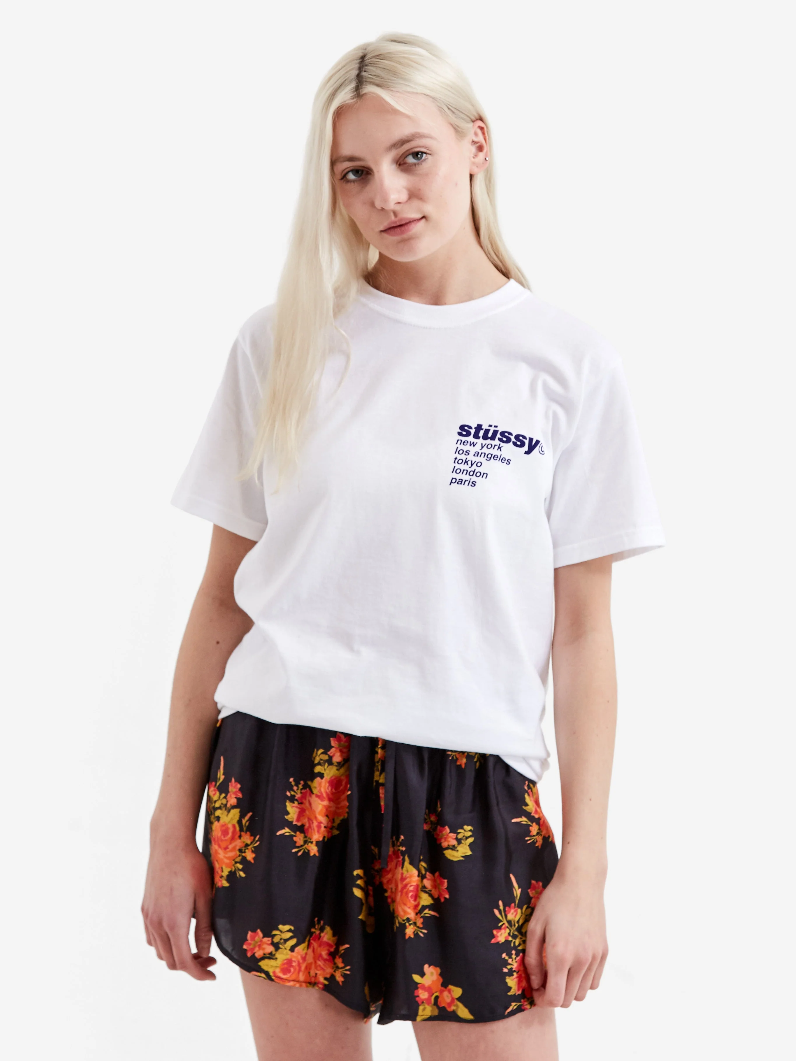 StuShort Sleevey Strawberry Short Sleeve T-Shirt W - White - Image 3
