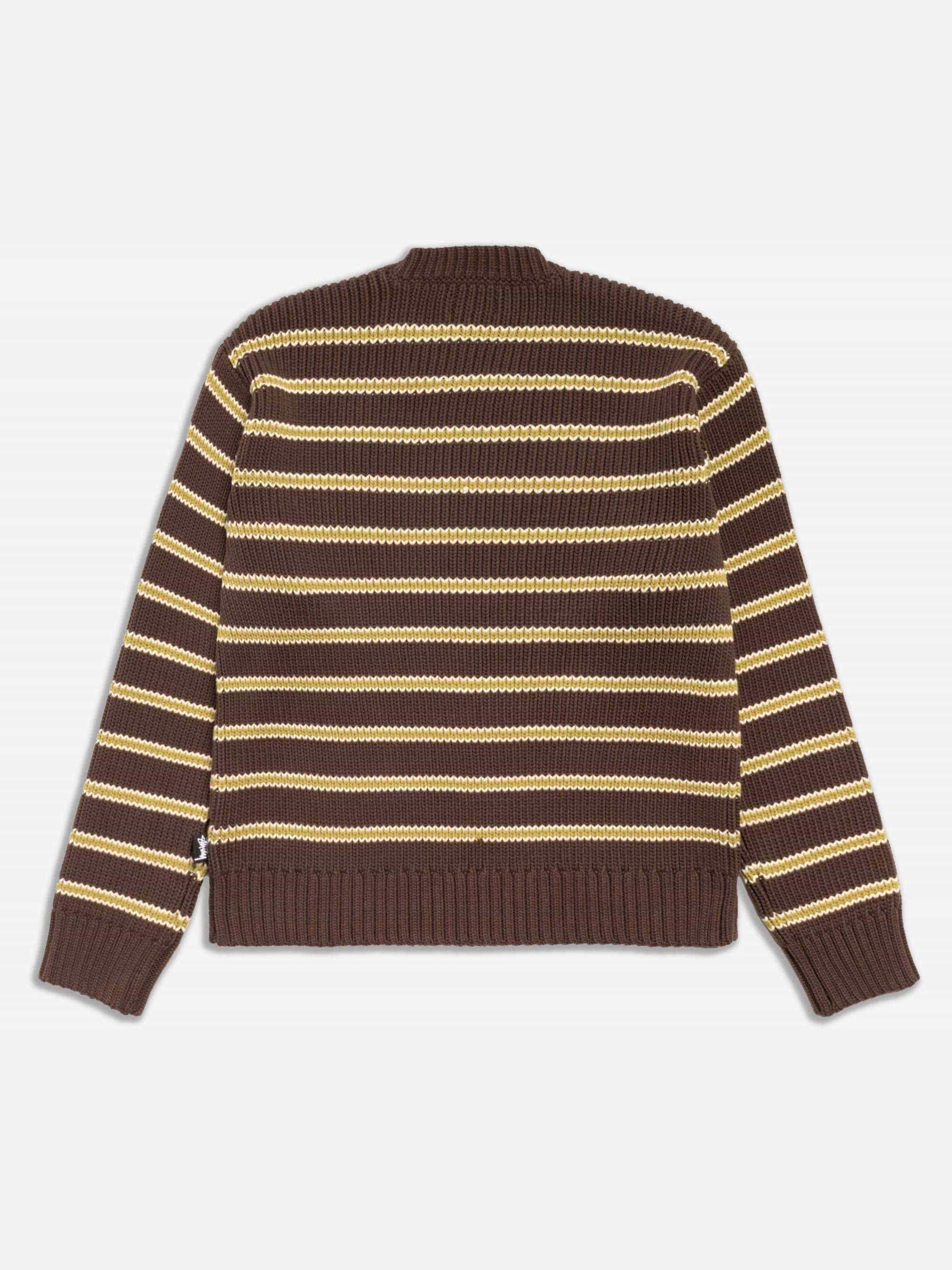 Stussy Stripe Crew - Forest - Image 2