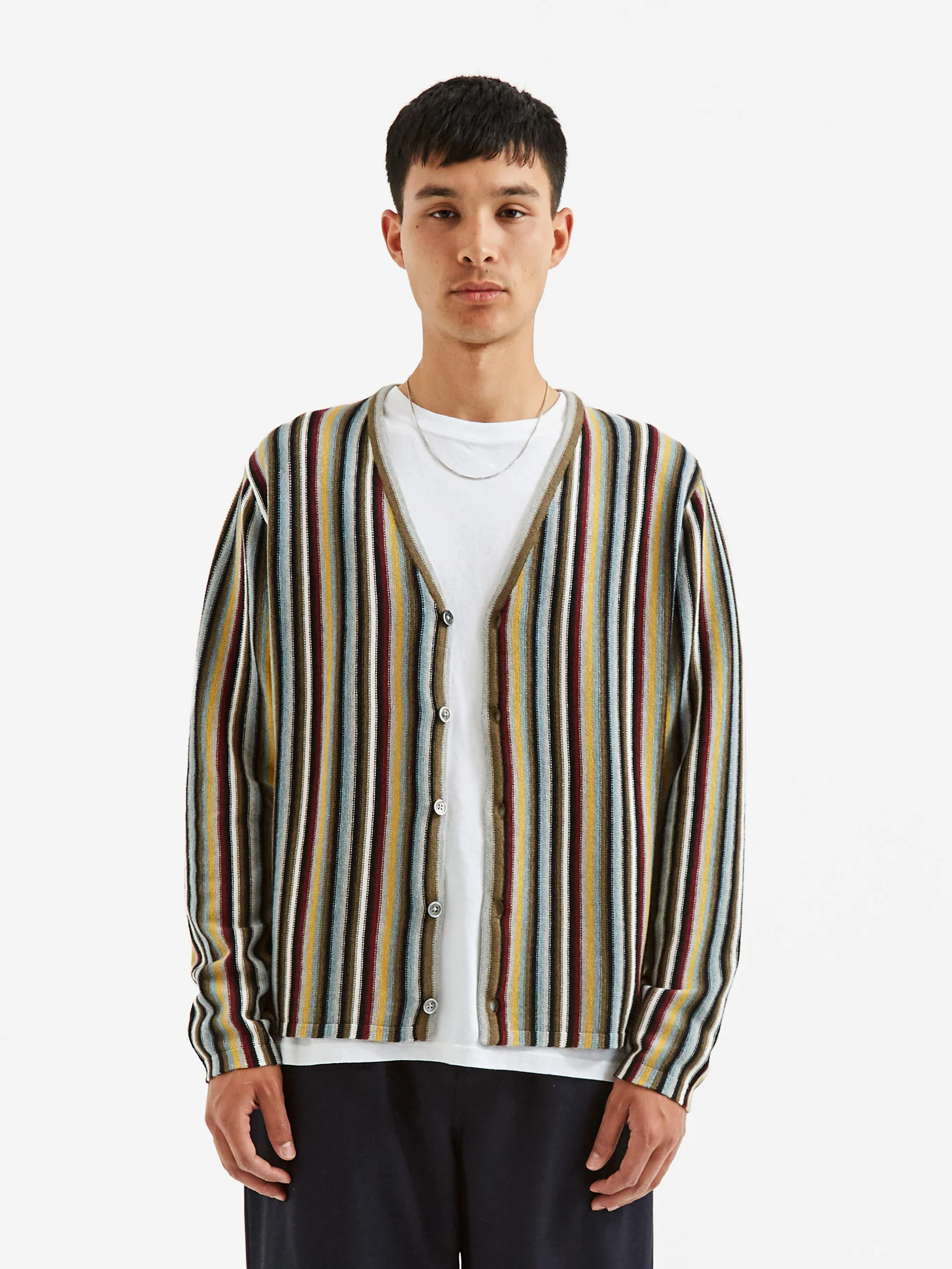 Stussy Stripe Pattern Cardigan - Multi - Image 5