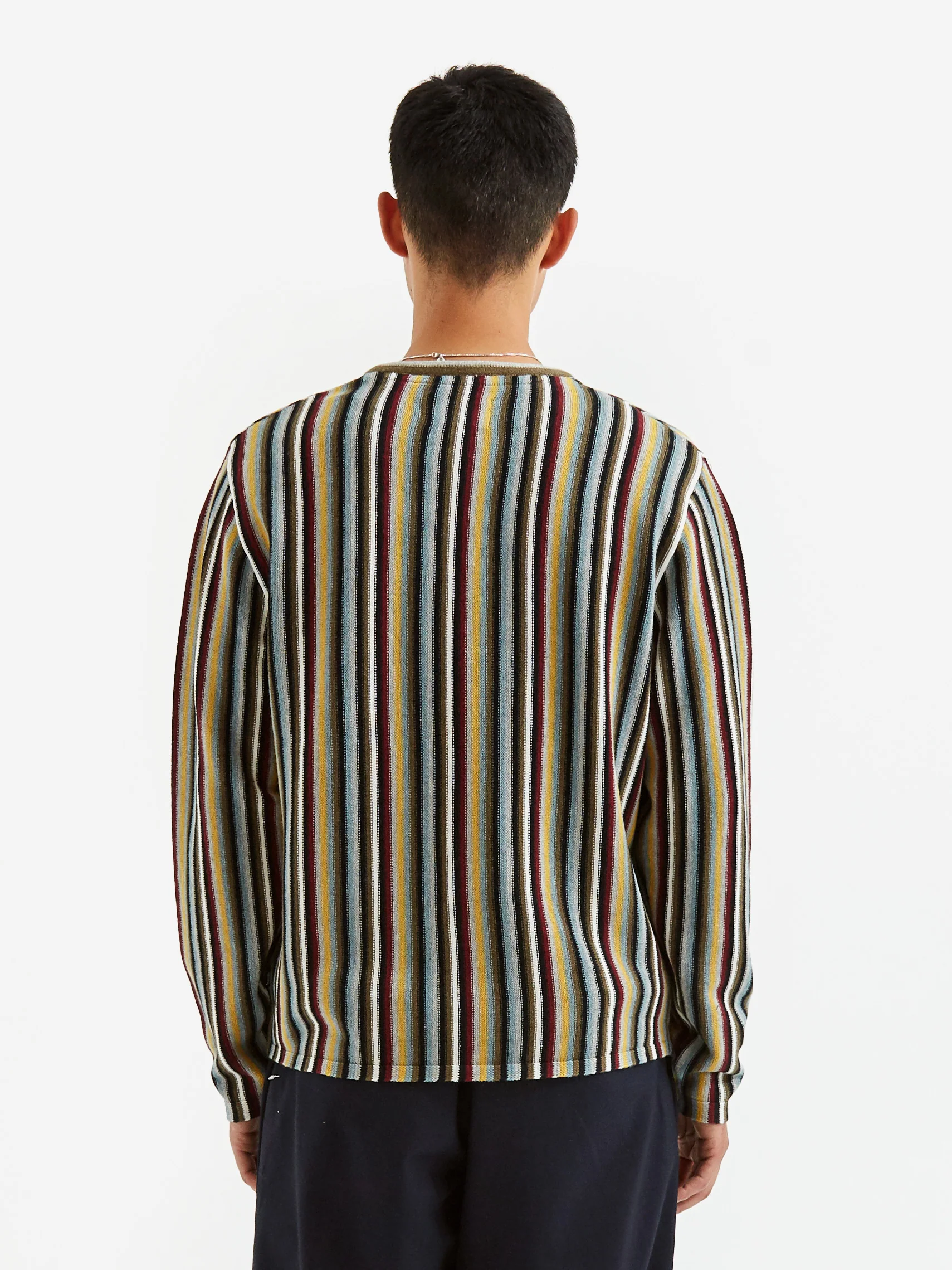 Stussy Stripe Pattern Cardigan - Multi - Image 7