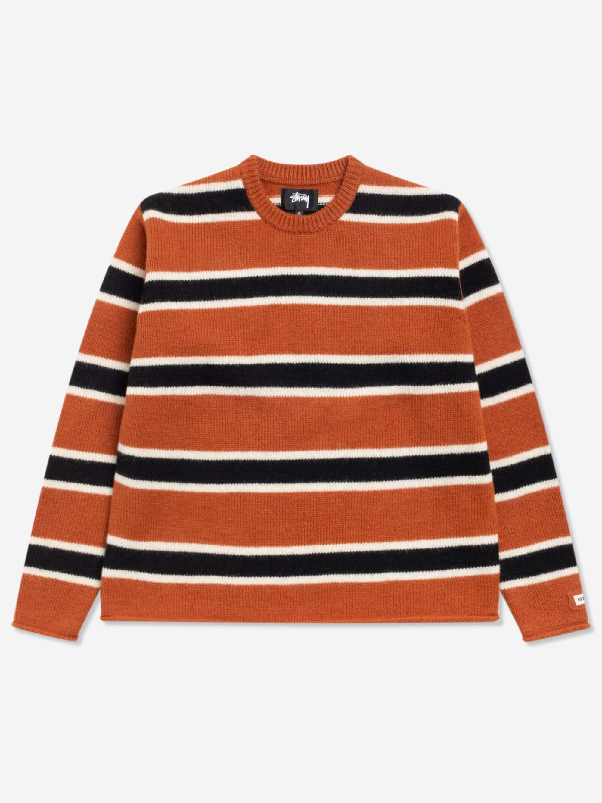 Stussy Striped Wool Sweater W - Umber