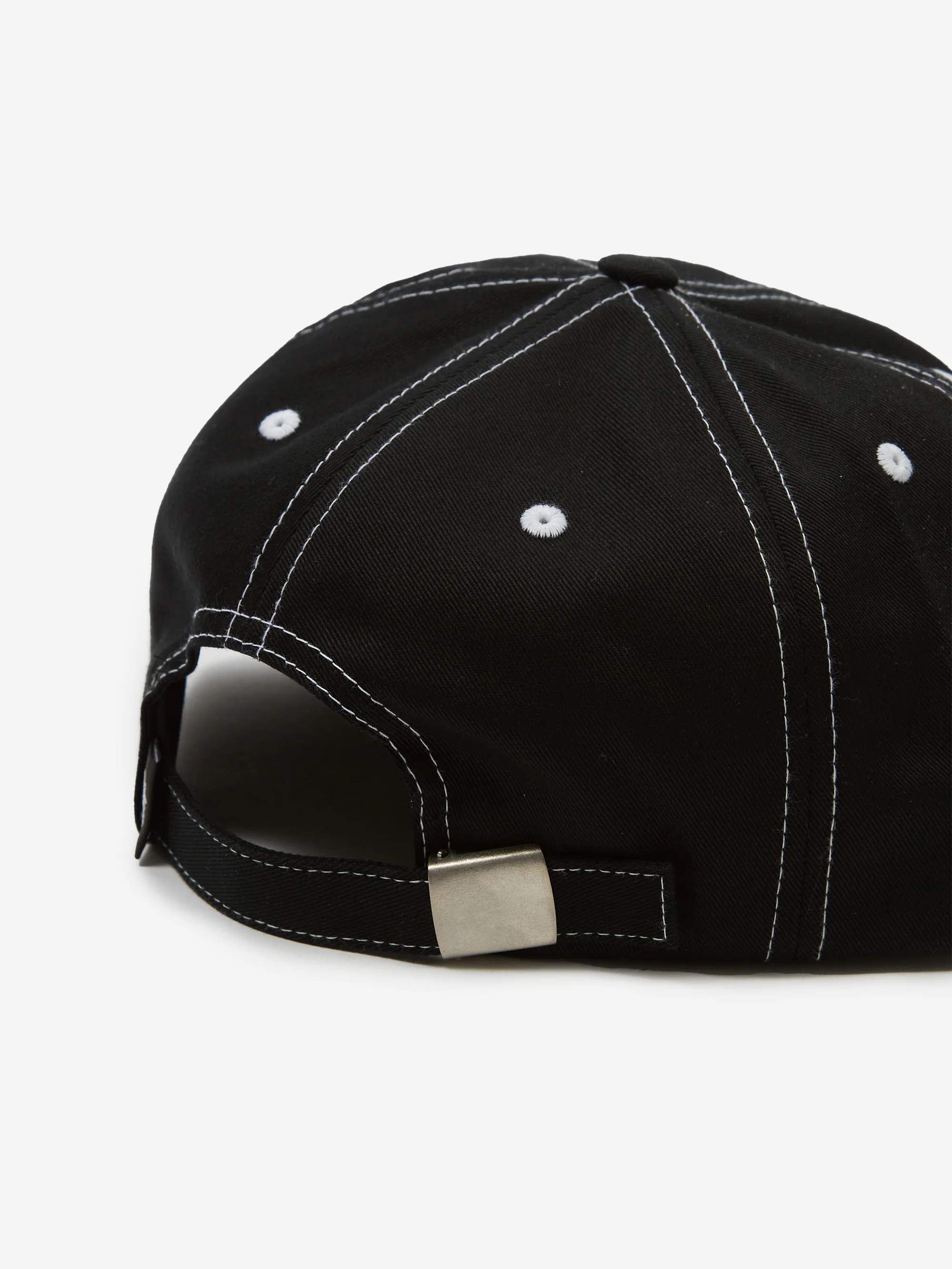Stussy STU Arch Strapback Cap - Black - Image 4