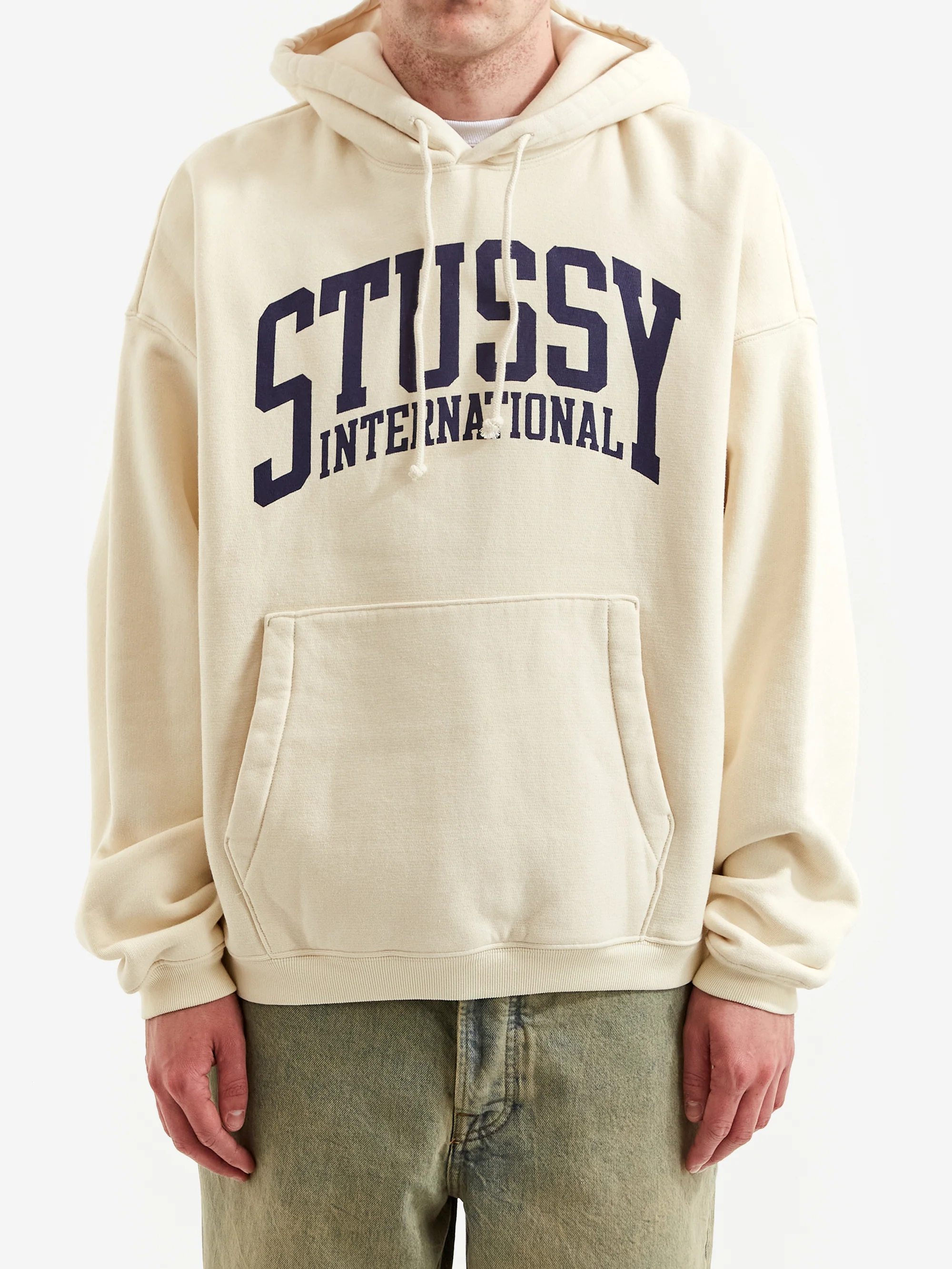 Stussy International Relaxed Hoodie - Ivory - Image 2