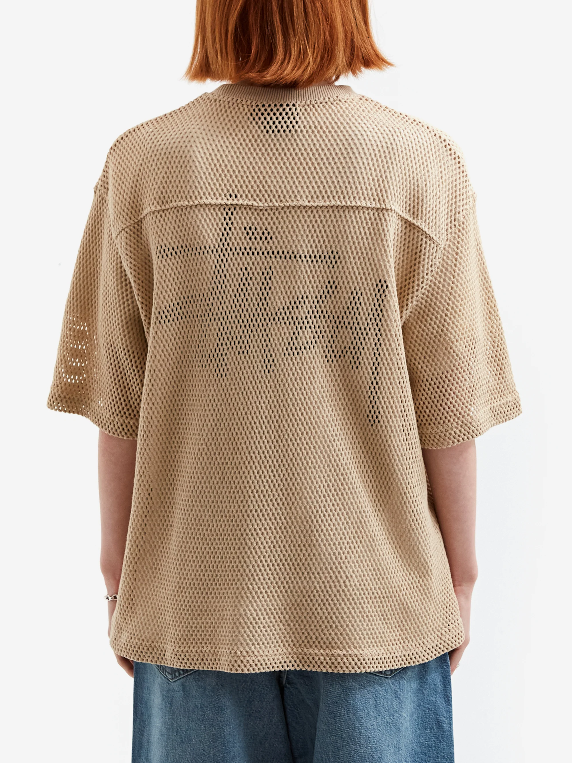 Stussy Team Cotton Mesh Top - Natural - Image 3