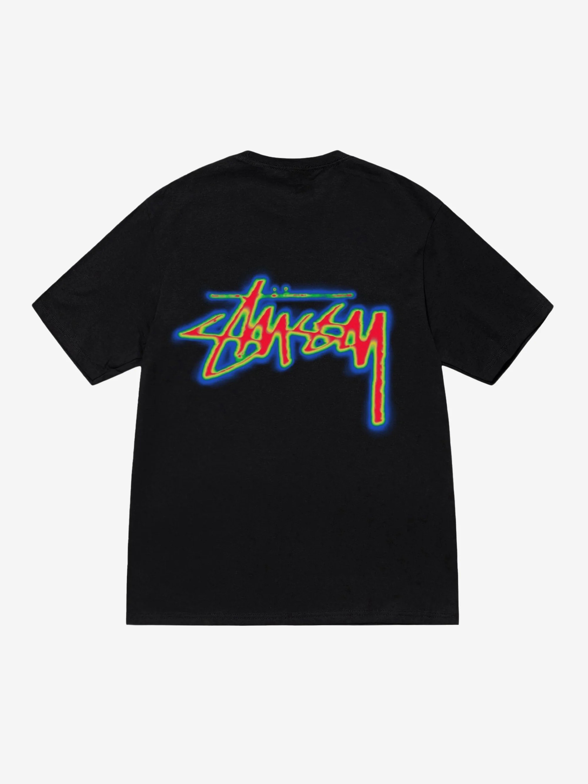 Stussy Thermal Stock T-Shirt - Black - Image 3