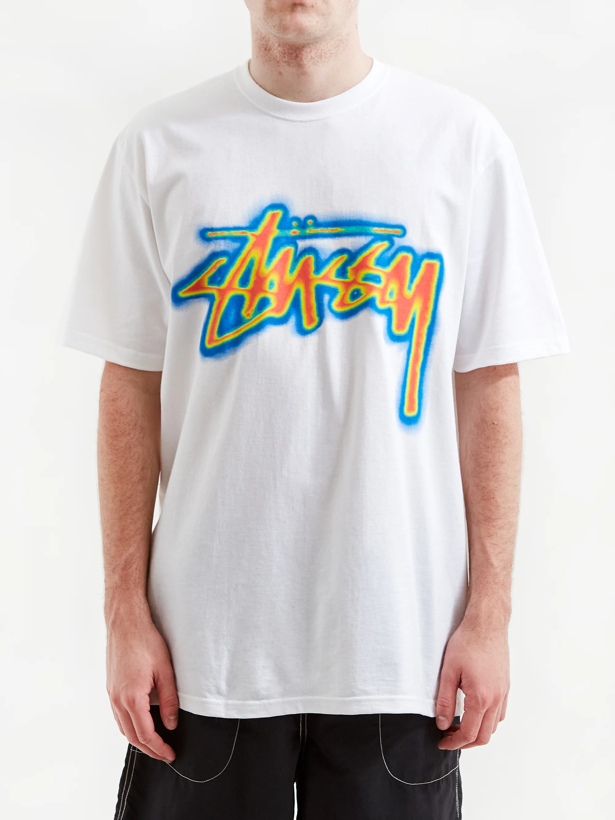 Stussy Thermal Stock T-Shirt - White - Image 2