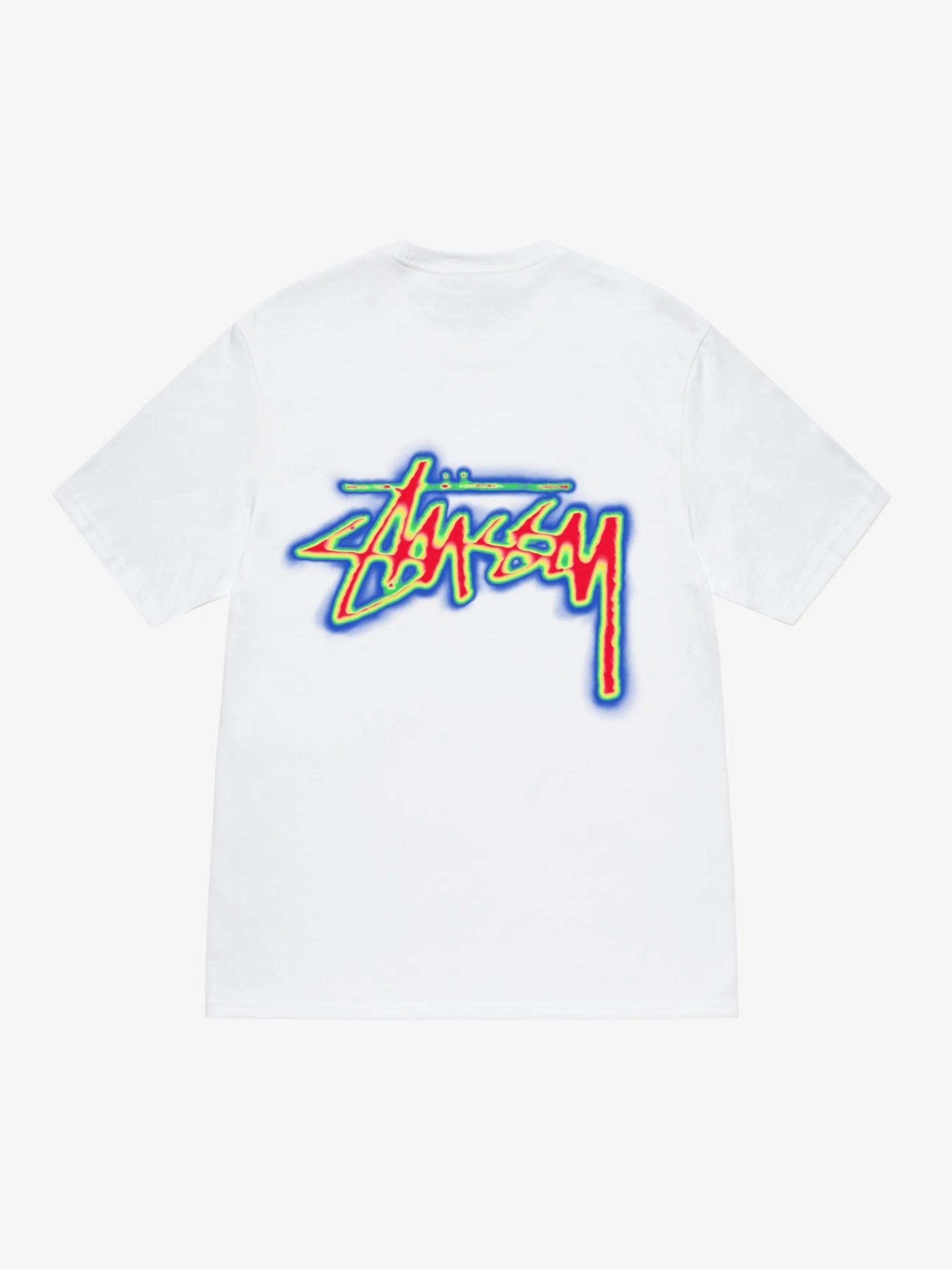 Stussy Thermal Stock T-Shirt - White - Image 3
